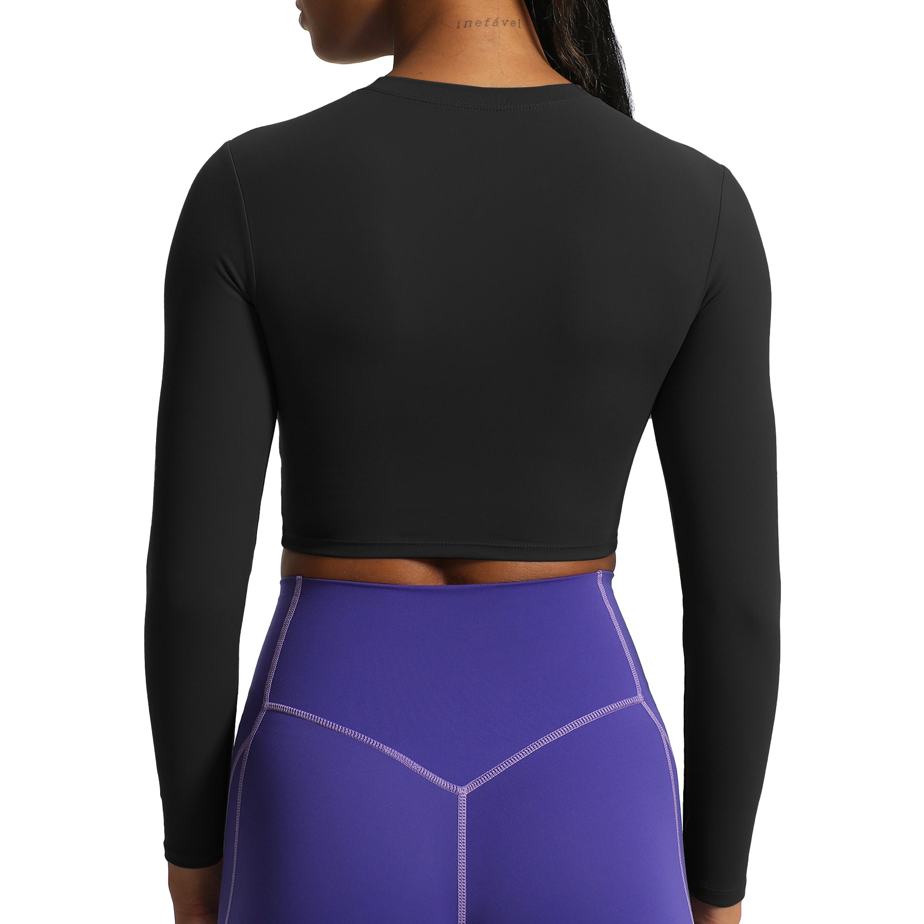 Aoxjox "Long Sleeve" Cropped Crop