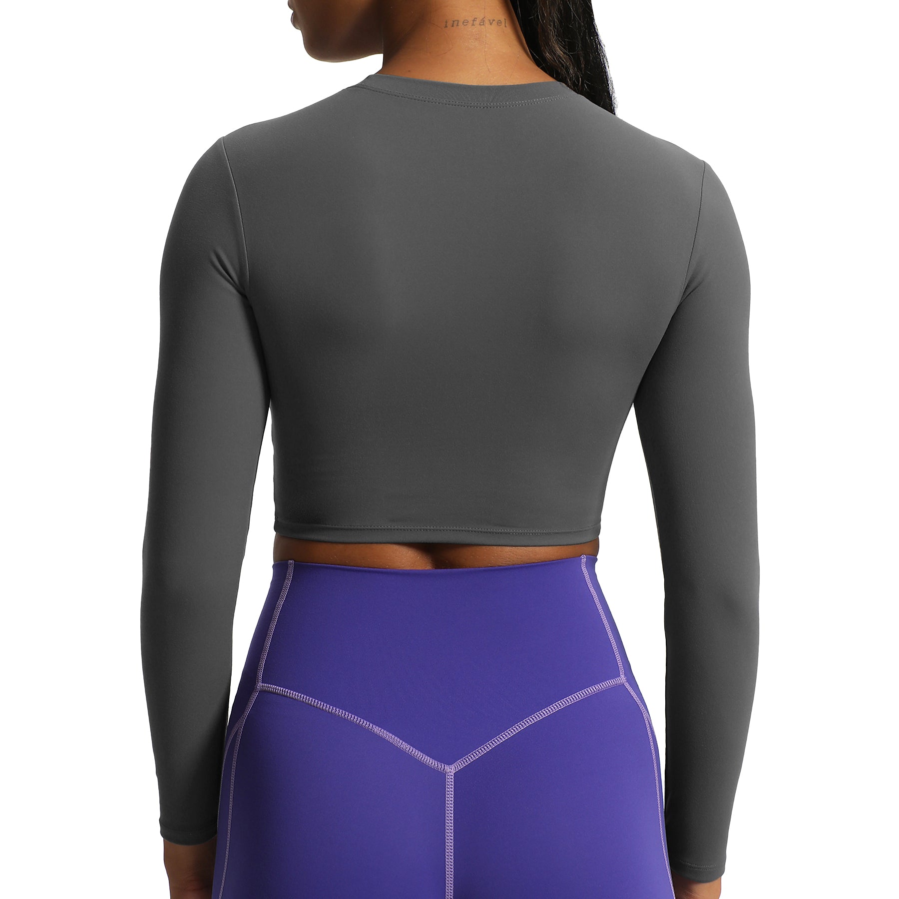 Aoxjox "Long Sleeve" Cropped Crop