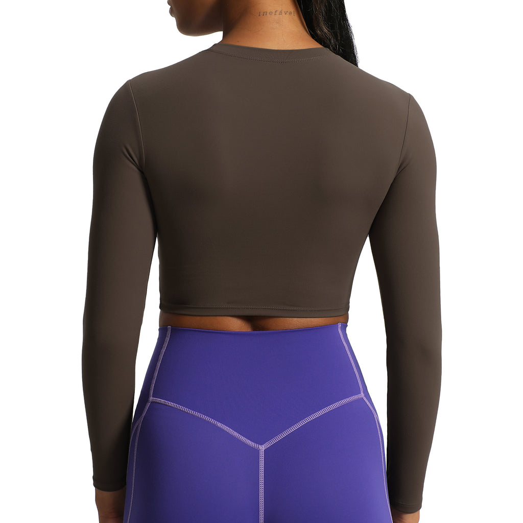 Aoxjox "Long Sleeve" Cropped Crop