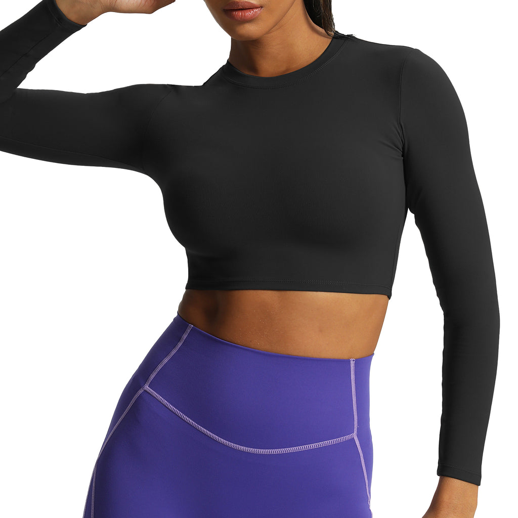 Aoxjox "Long Sleeve" Cropped Crop