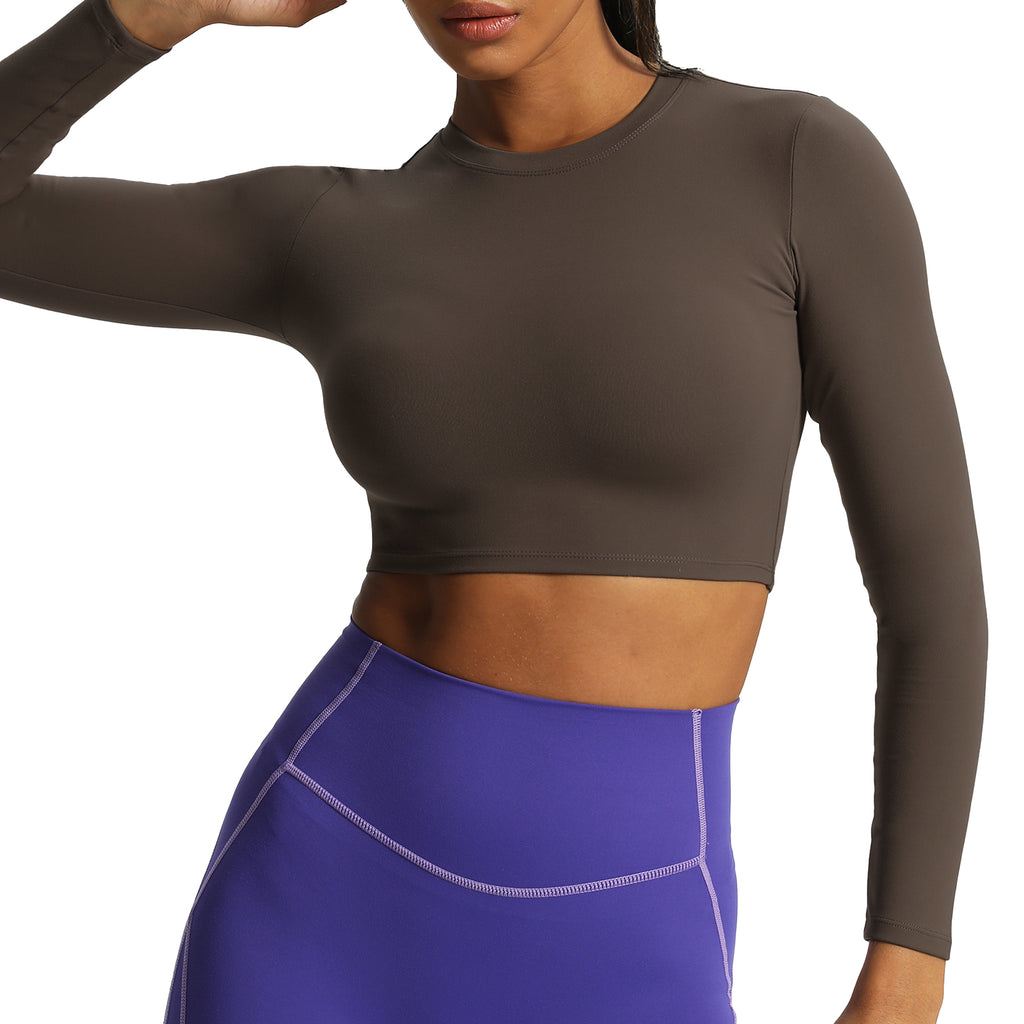 Aoxjox "Long Sleeve" Cropped Crop
