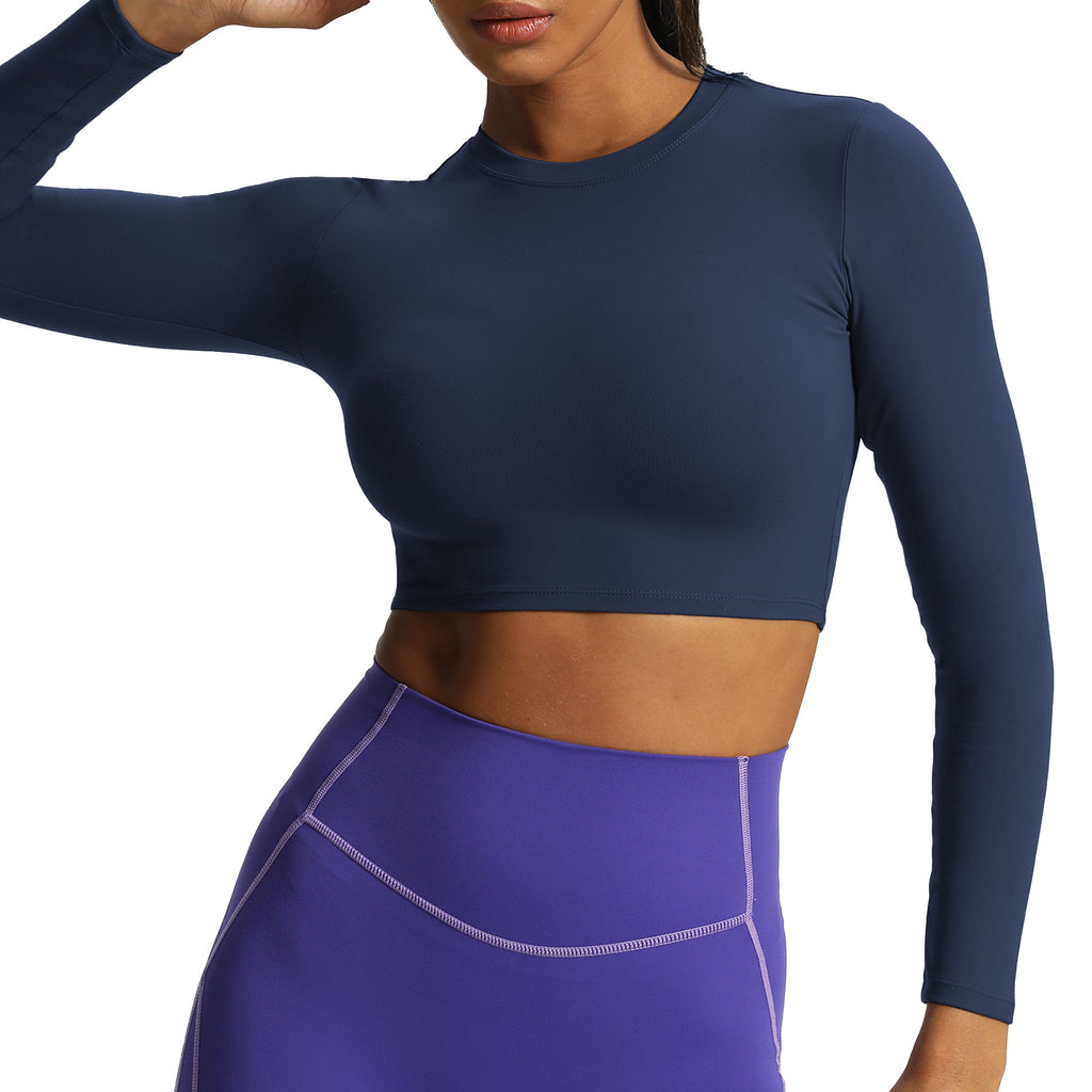 Aoxjox "Long Sleeve" Cropped Crop