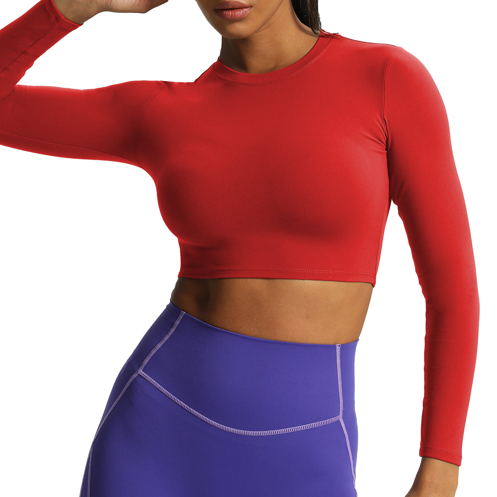 Aoxjox "Long Sleeve" Cropped Crop