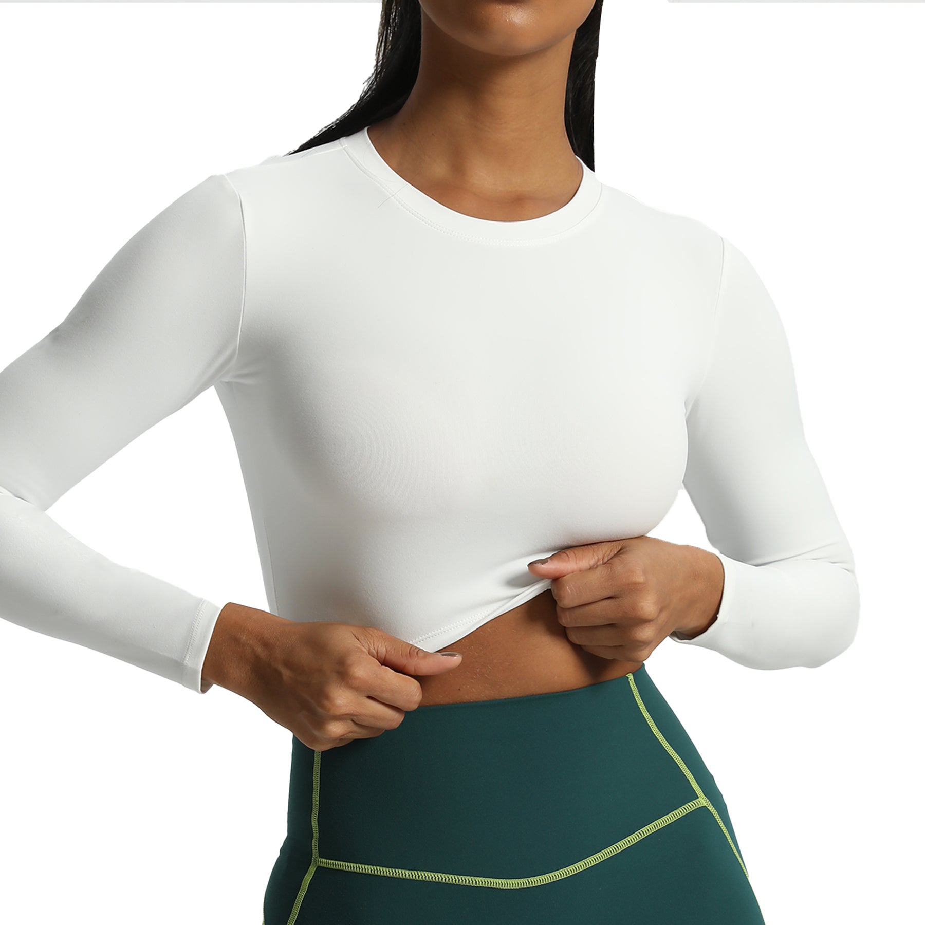 Aoxjox "Long Sleeve" Cropped Crop