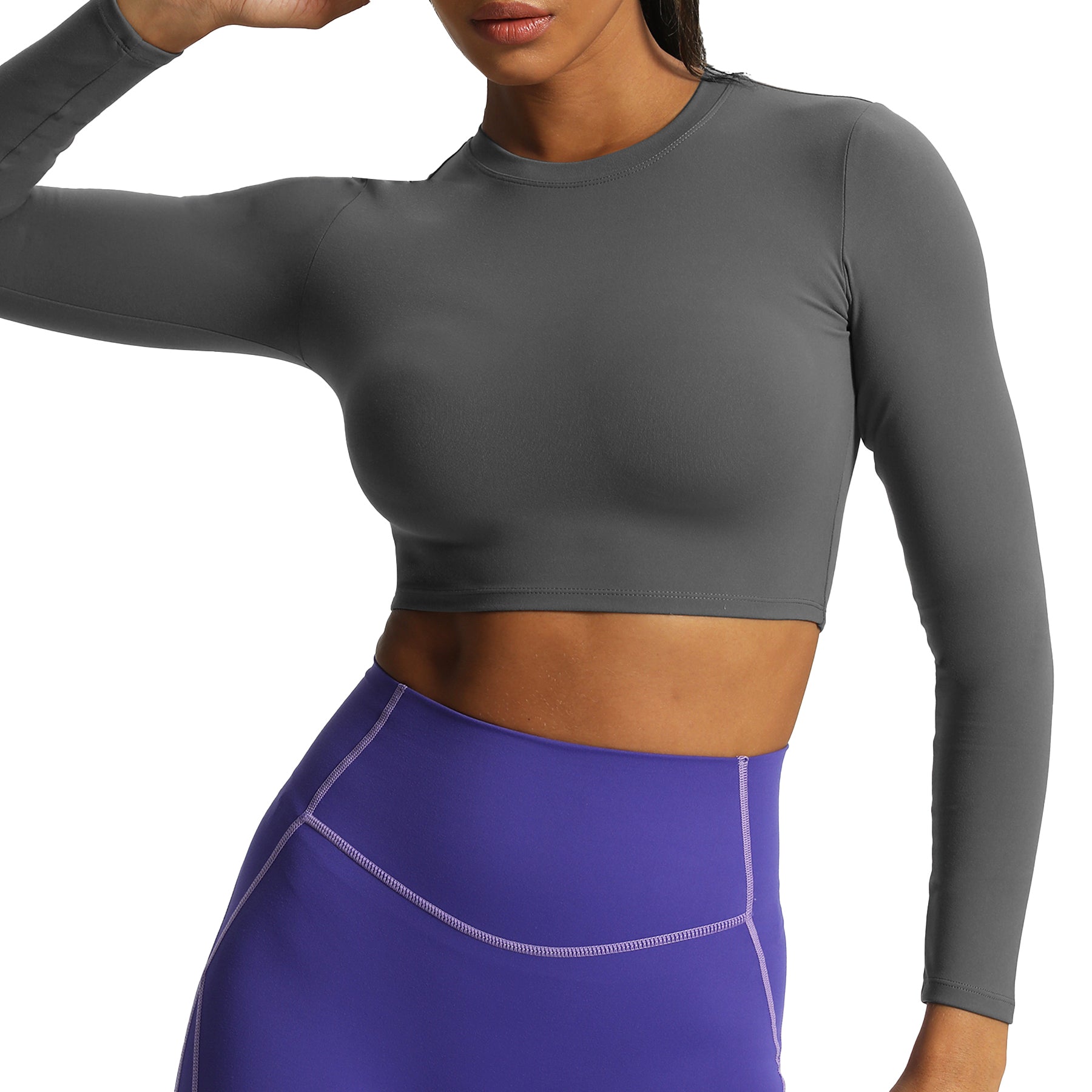 Aoxjox "Long Sleeve" Cropped Crop