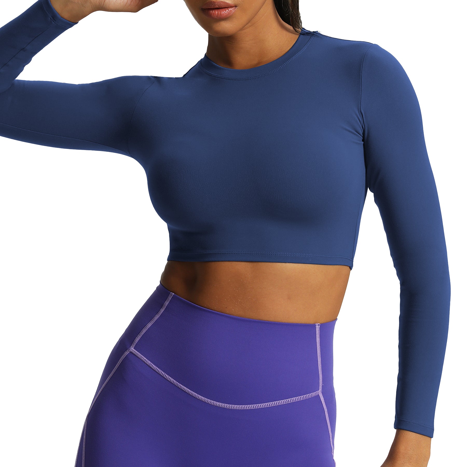 Aoxjox "Long Sleeve" Cropped Crop