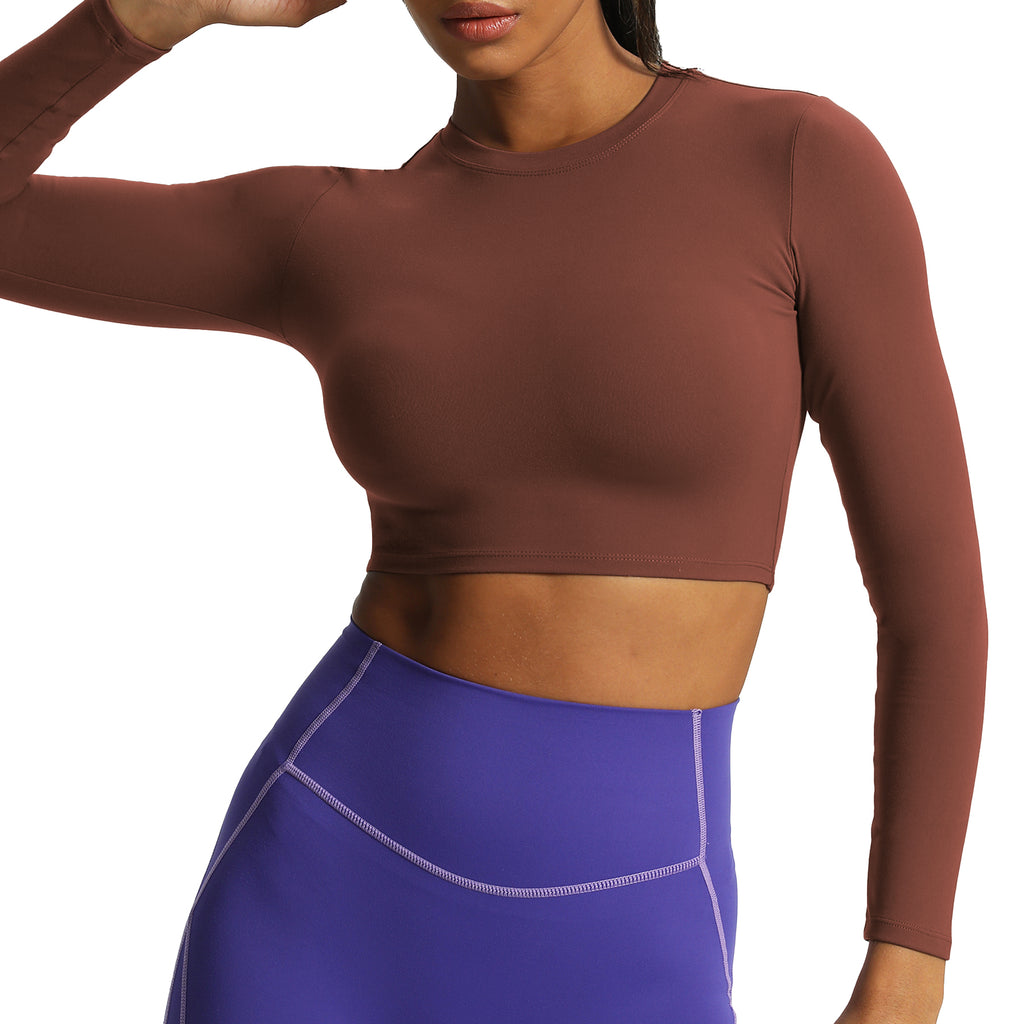 Aoxjox "Long Sleeve" Cropped Crop