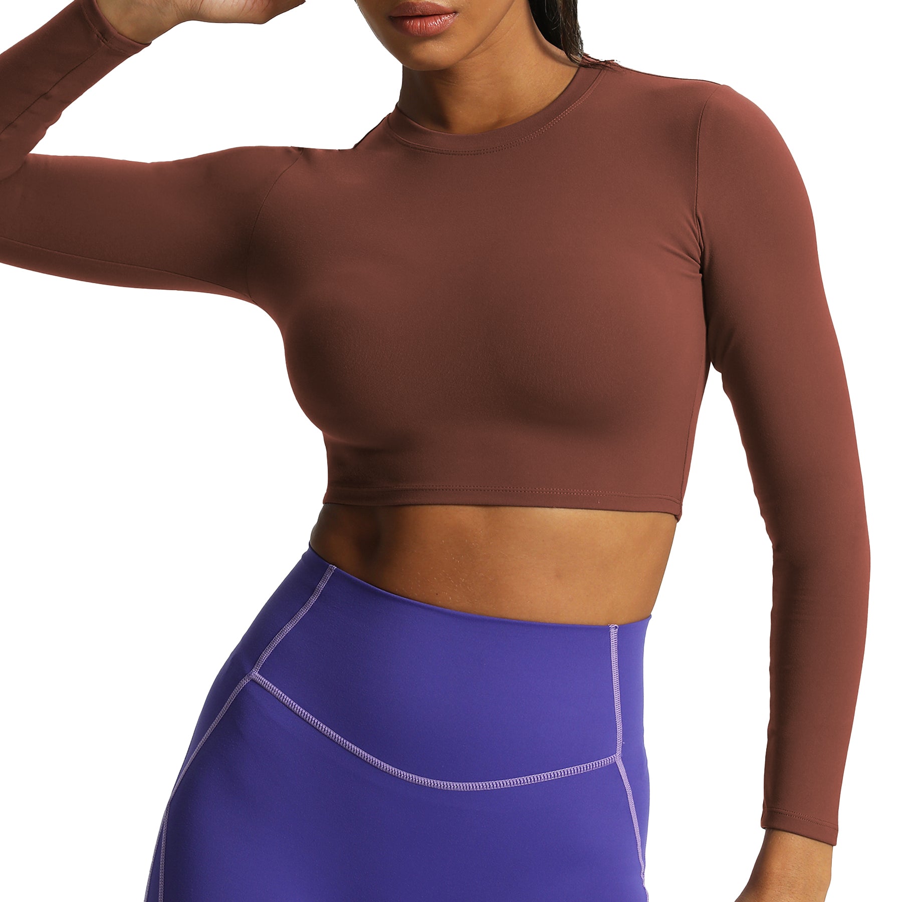 Aoxjox "Long Sleeve" Cropped Crop
