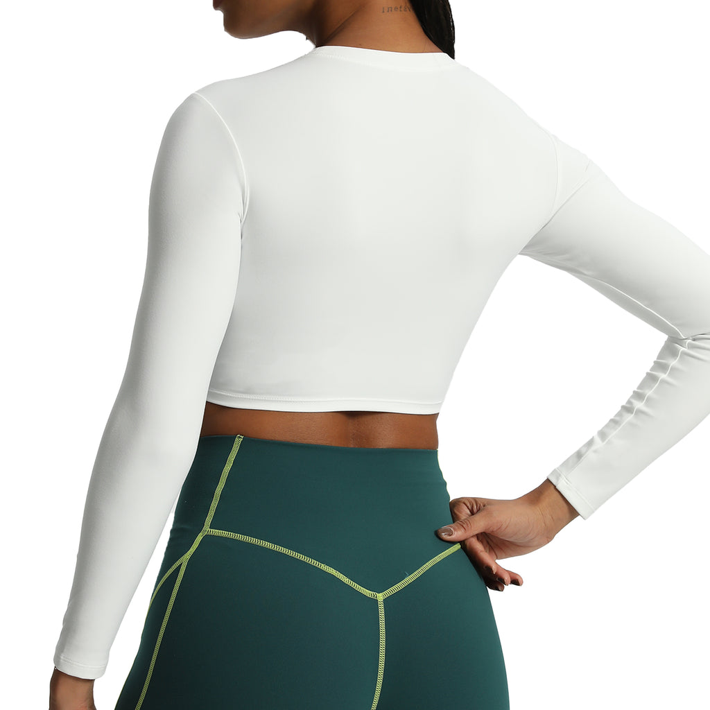 Aoxjox "Long Sleeve" Cropped Crop