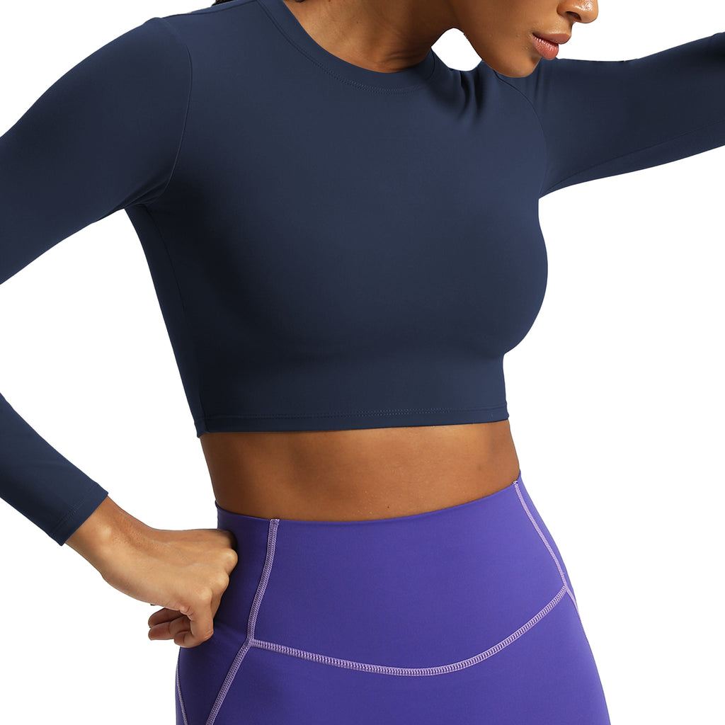 Aoxjox "Long Sleeve" Cropped Crop