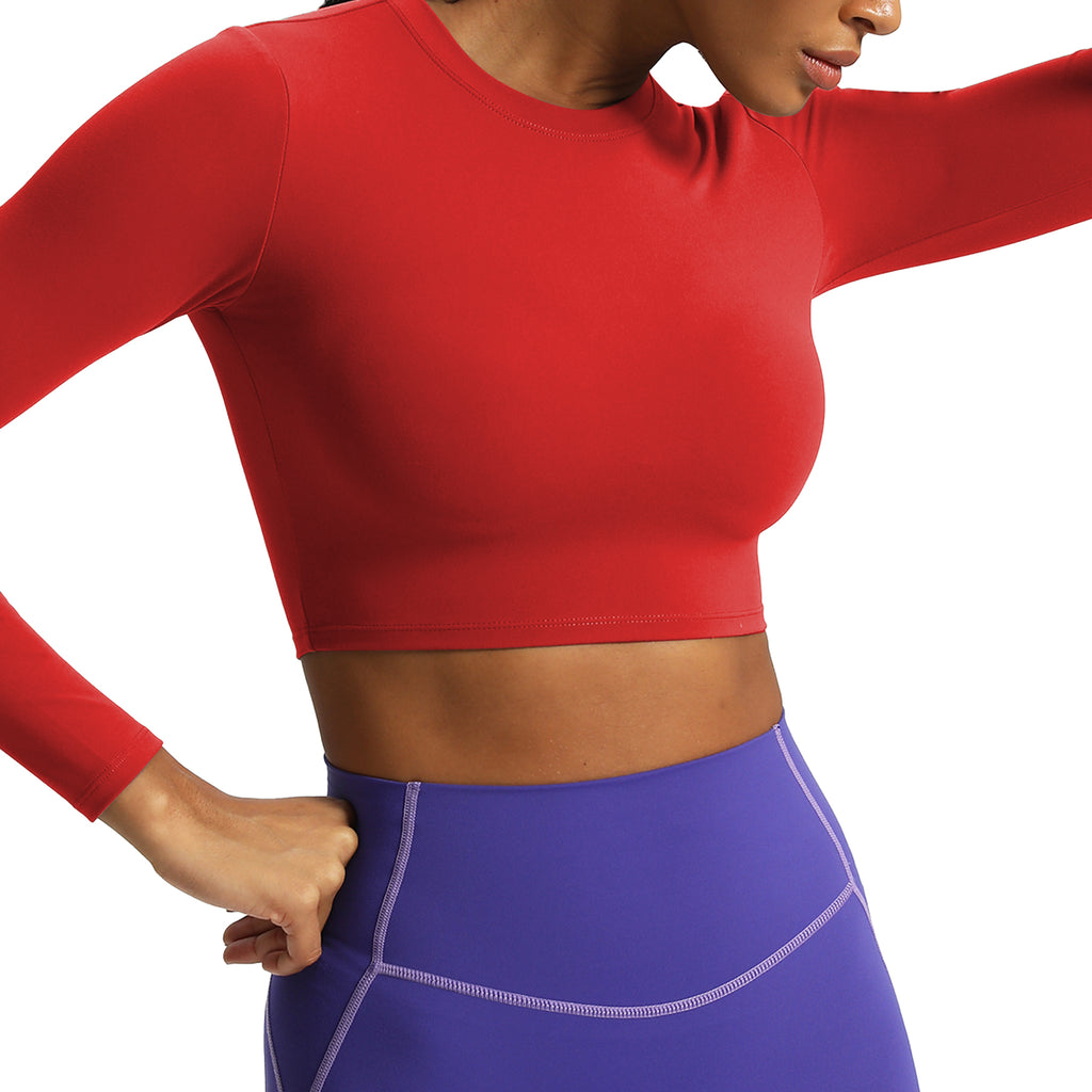 Aoxjox "Long Sleeve" Cropped Crop