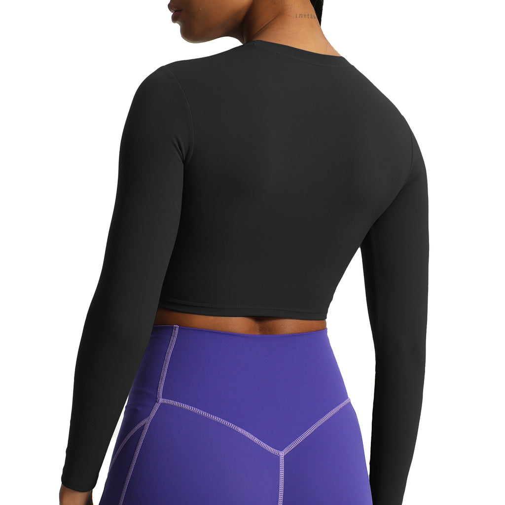 Aoxjox "Long Sleeve" Cropped Crop