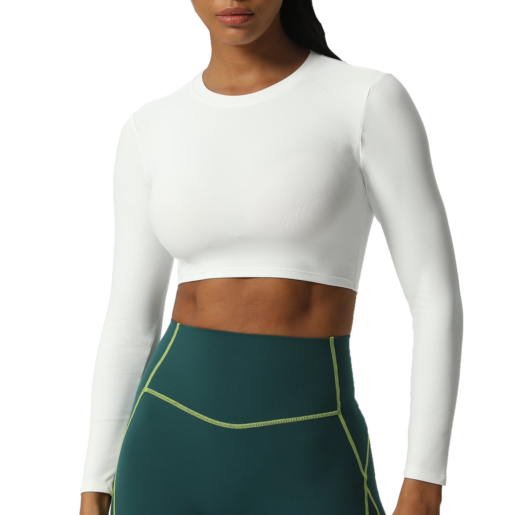 Aoxjox "Long Sleeve" Cropped Crop