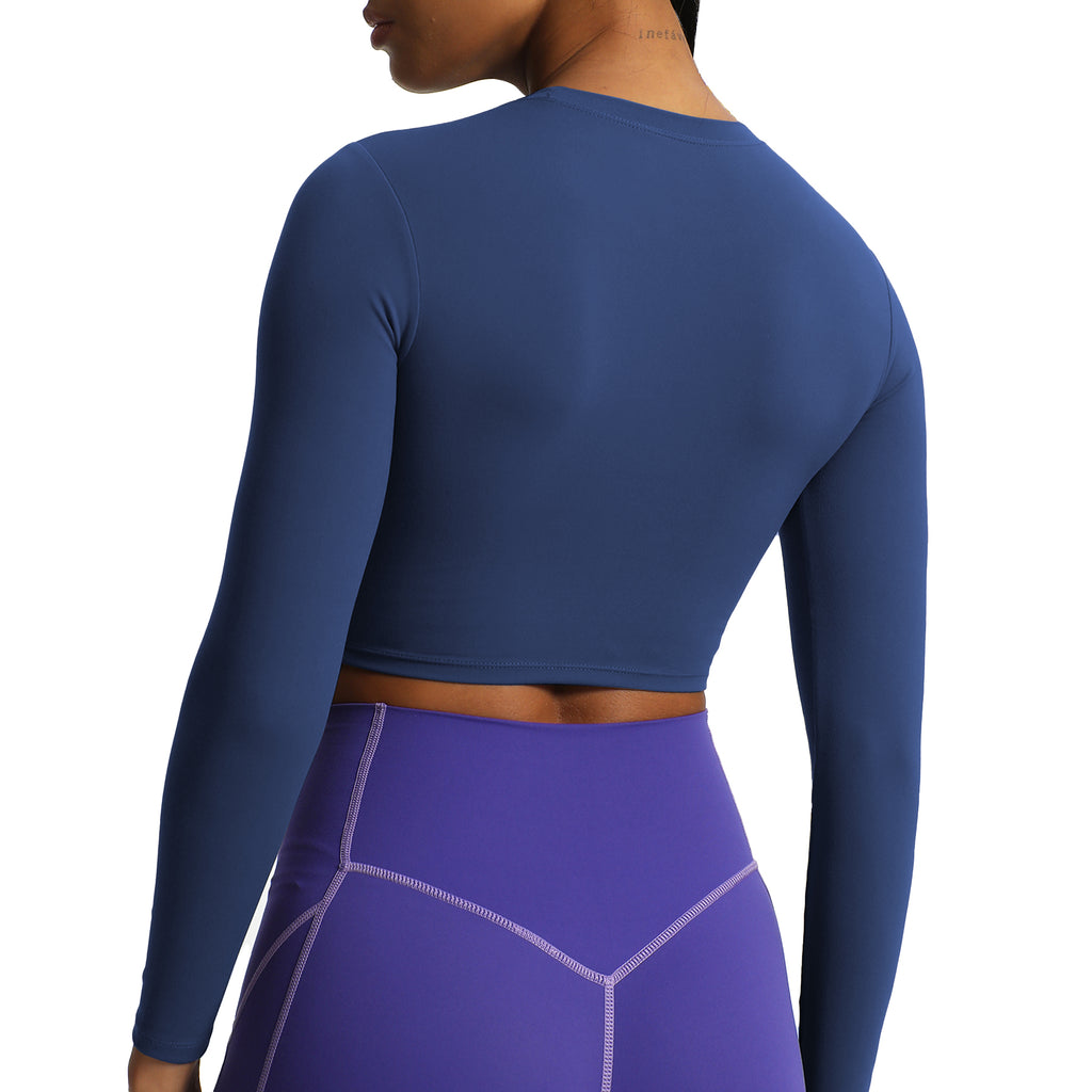 Aoxjox "Long Sleeve" Cropped Crop