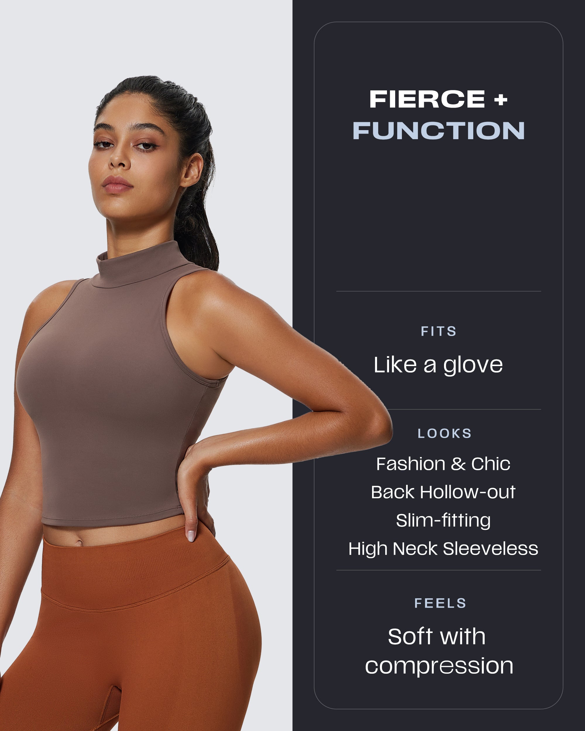 Aoxjox "Kim Cut Out" High-Neck Tank