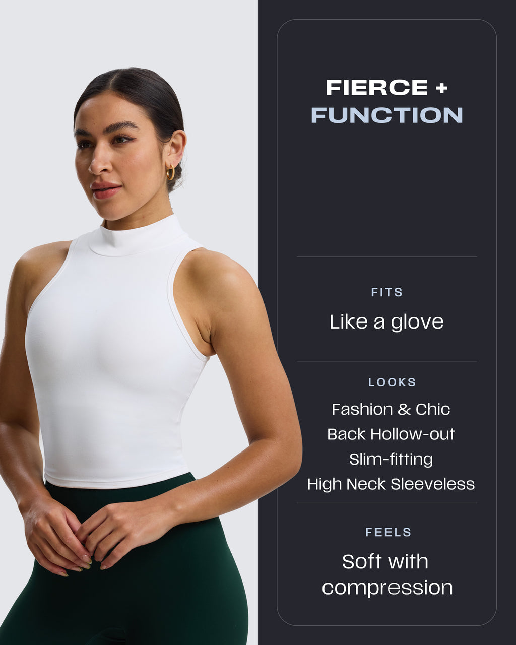 Aoxjox "Kim Cut Out" High-Neck Tank