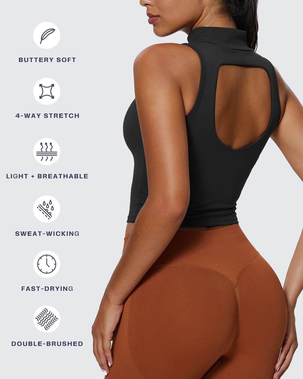 Aoxjox "Kim Cut Out" High-Neck Tank