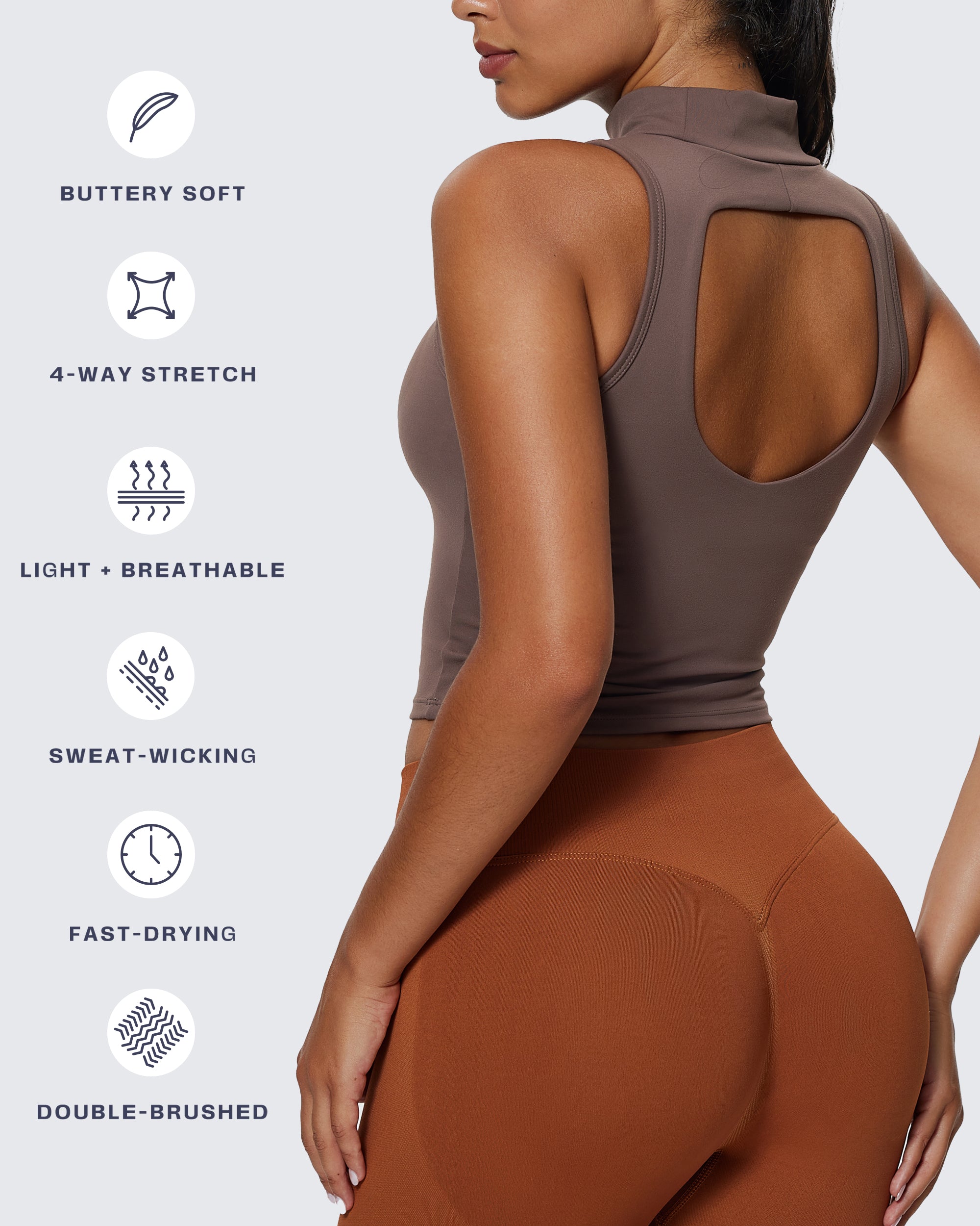 Aoxjox "Kim Cut Out" High-Neck Tank