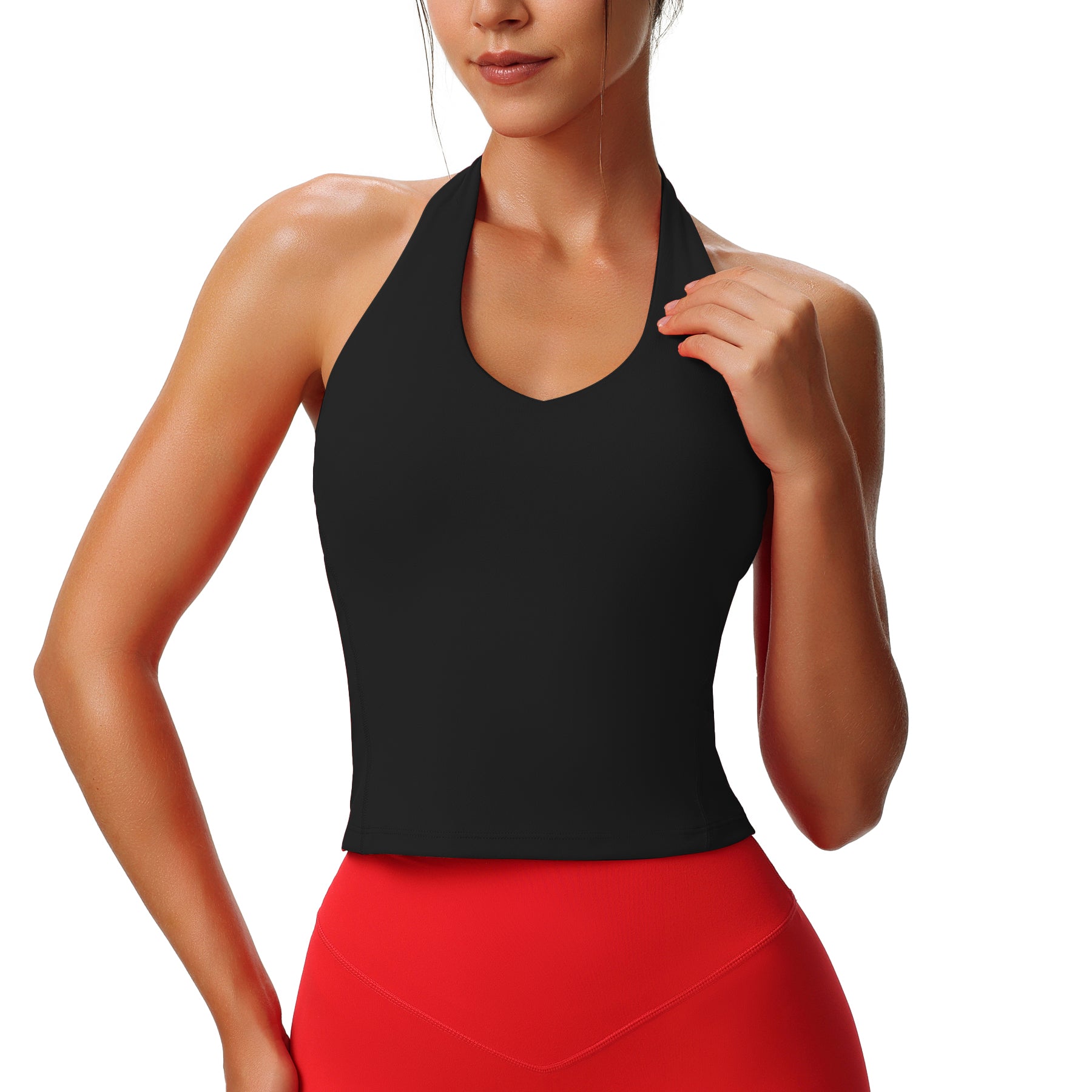 Aoxjox "Hailey Halter" Neck Tank Top