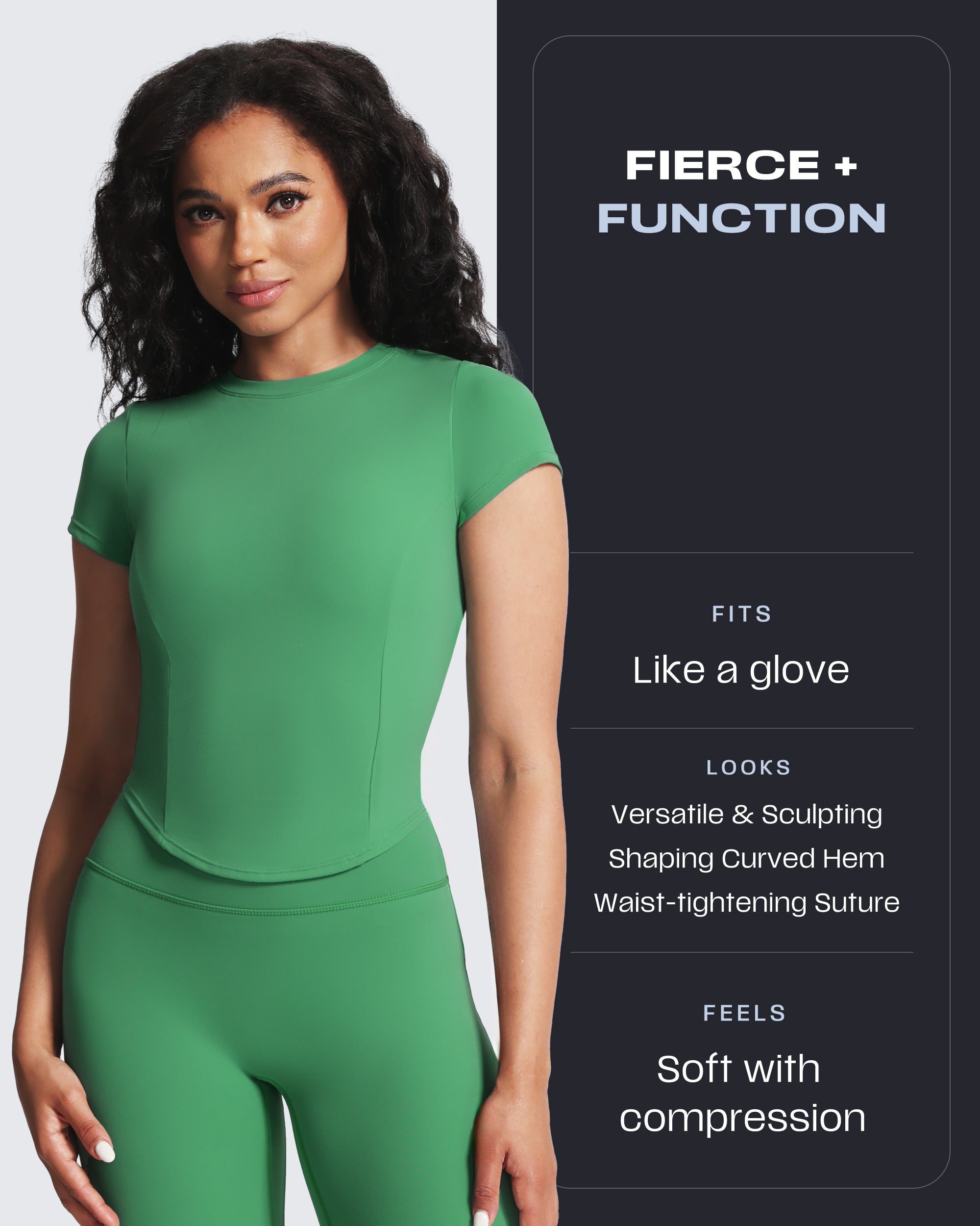 Aoxjox "Geo Short Sleeve" (NO BRA SHELF)