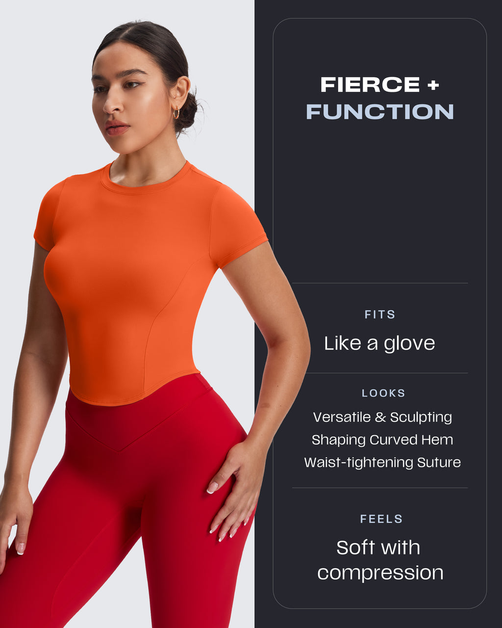 Aoxjox "Geo Short Sleeve" (NO BRA SHELF)