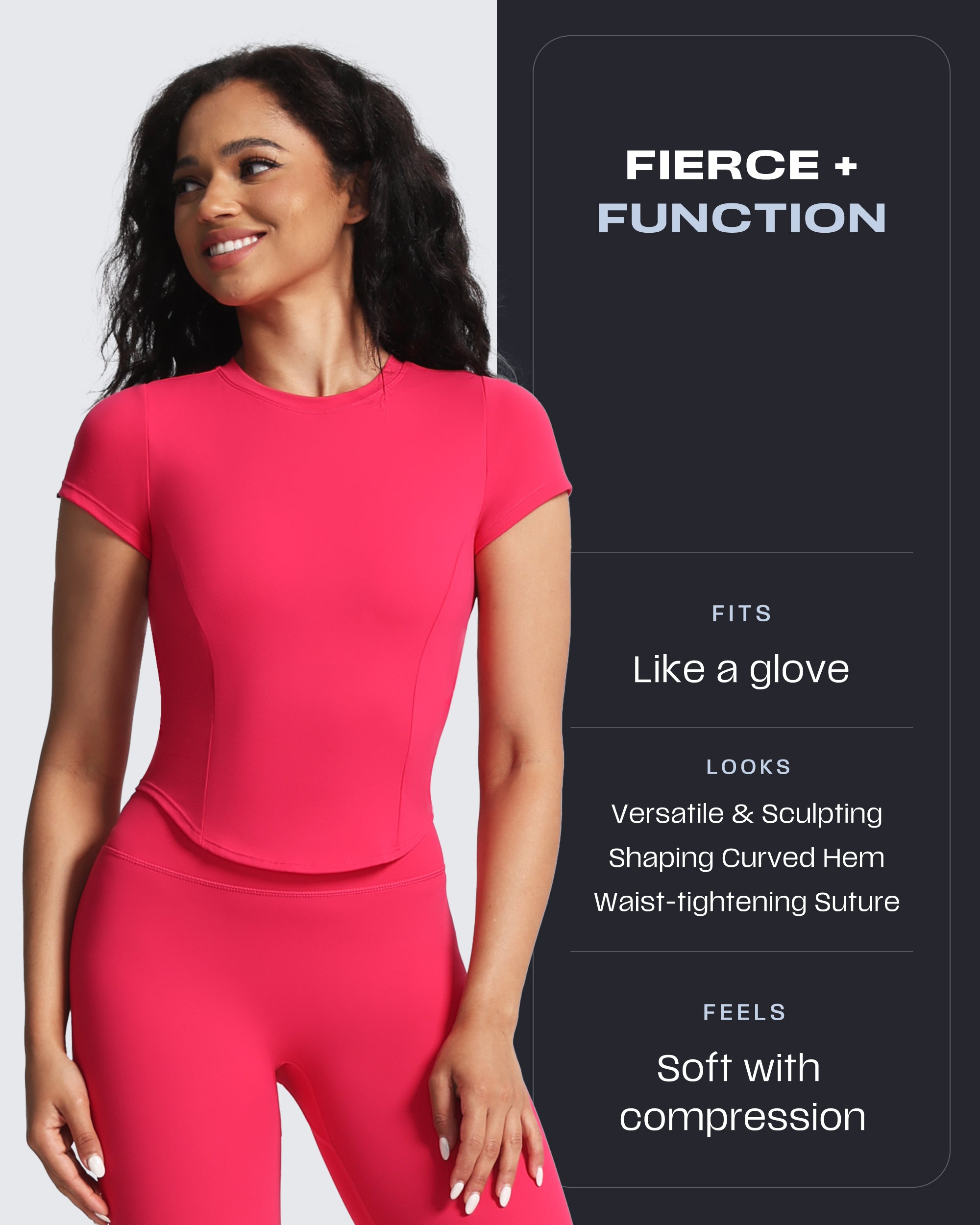 Aoxjox "Geo Short Sleeve" (NO BRA SHELF)