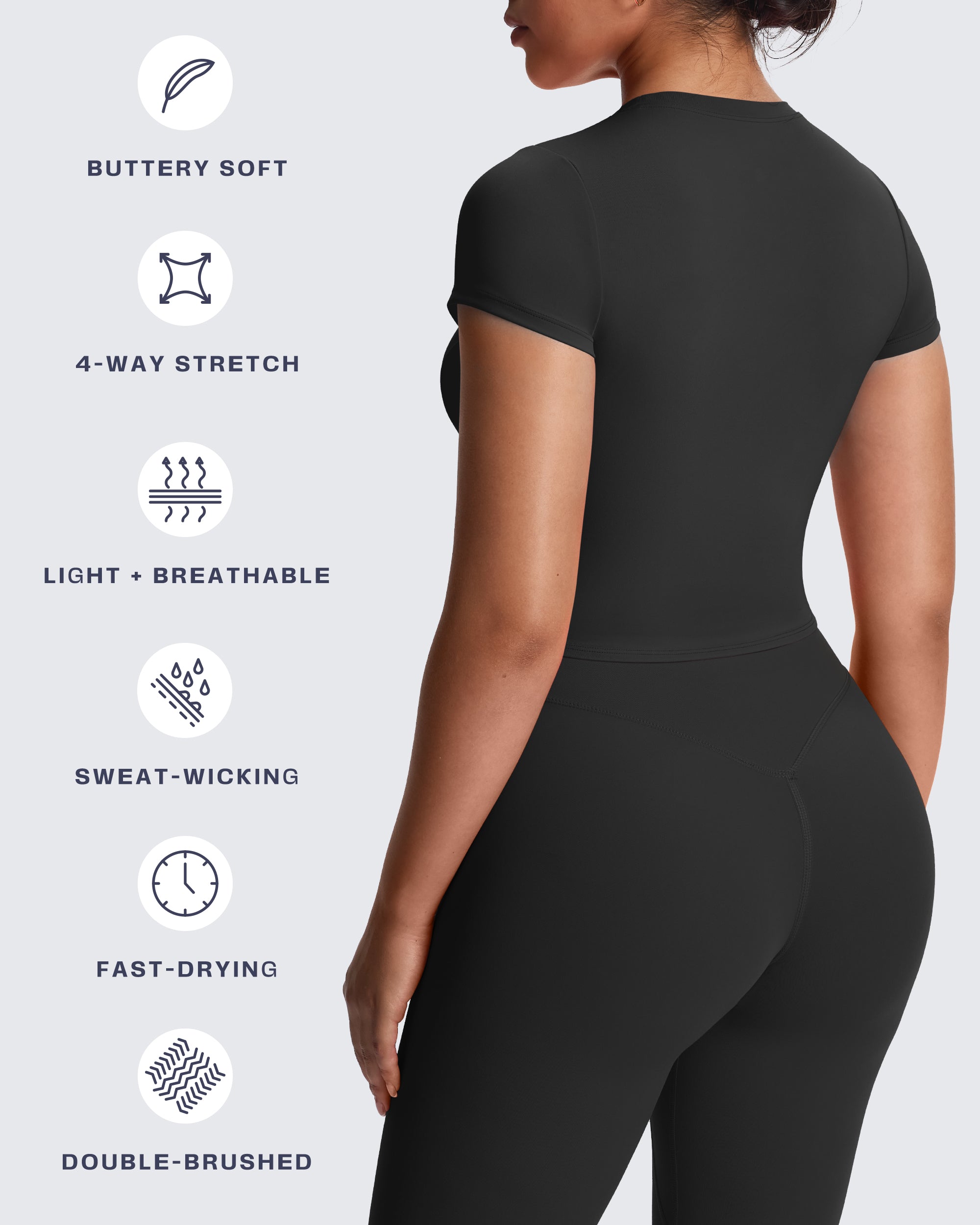 Aoxjox "Geo Short Sleeve" (NO BRA SHELF)