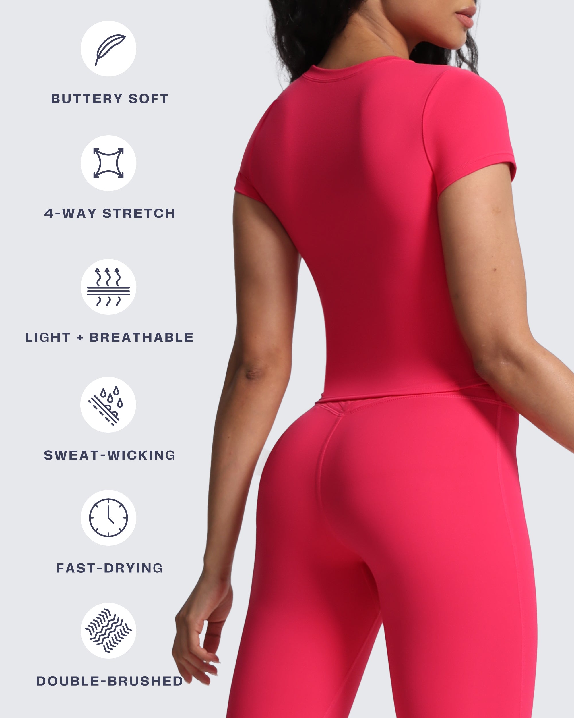 Aoxjox "Geo Short Sleeve" (NO BRA SHELF)
