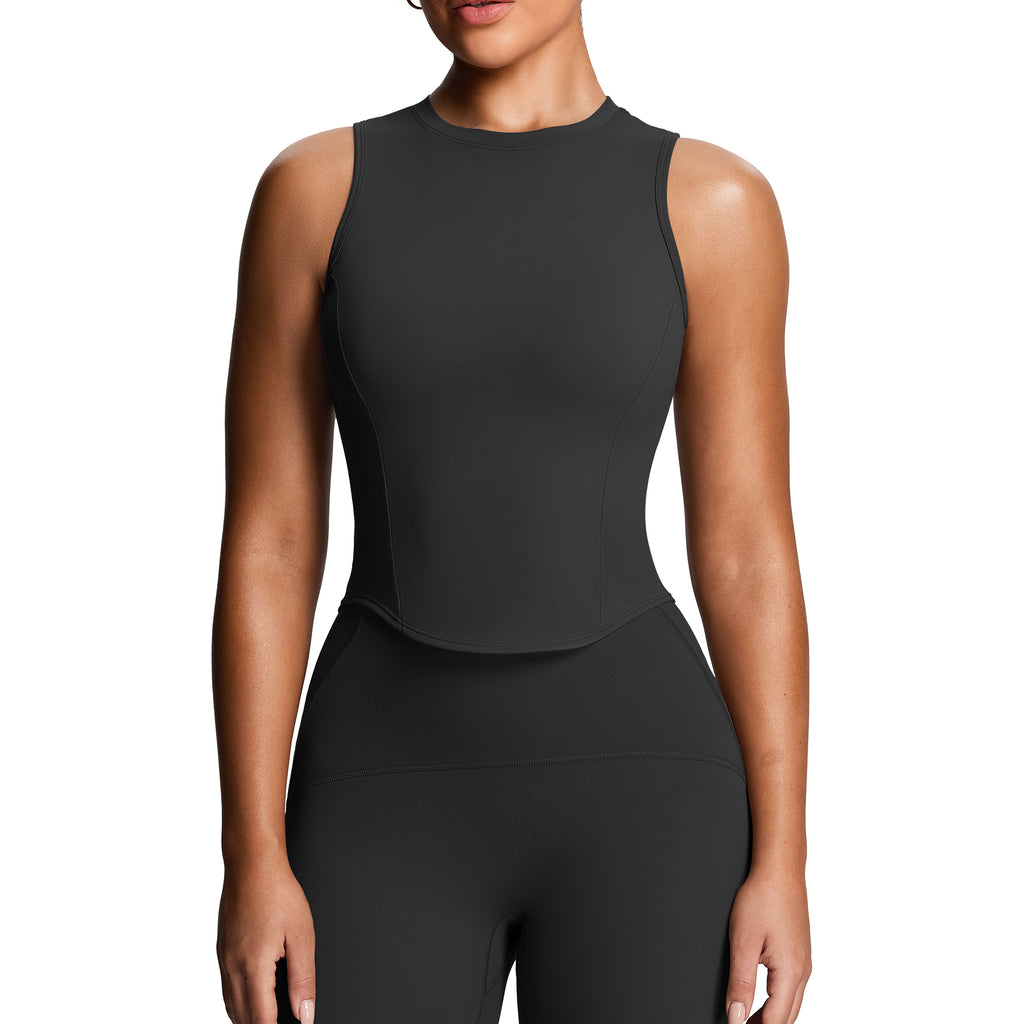Aoxjox "Geo" Sleeveless Tank Top  (NO BRA SHELF)