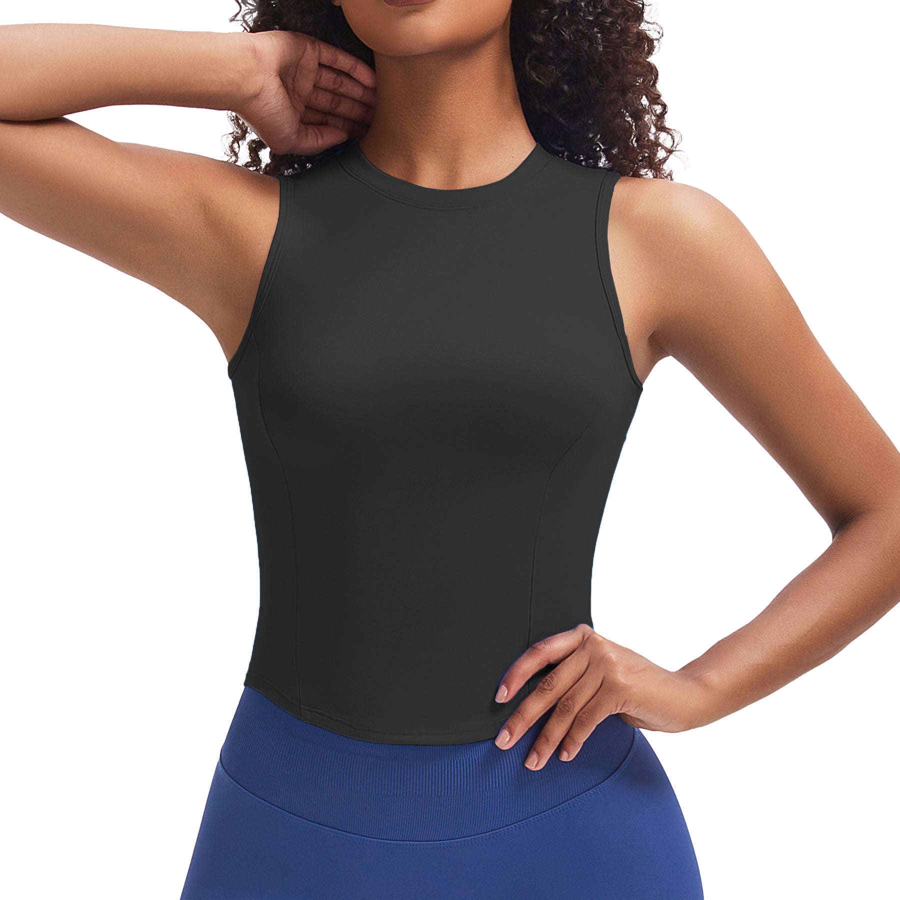 Aoxjox "Geo" Sleeveless Tank Top  (NO BRA SHELF)