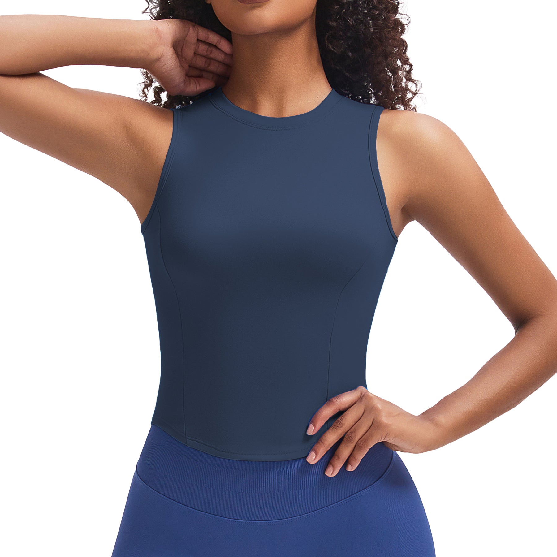 Aoxjox "Geo" Sleeveless Tank Top  (NO BRA SHELF)