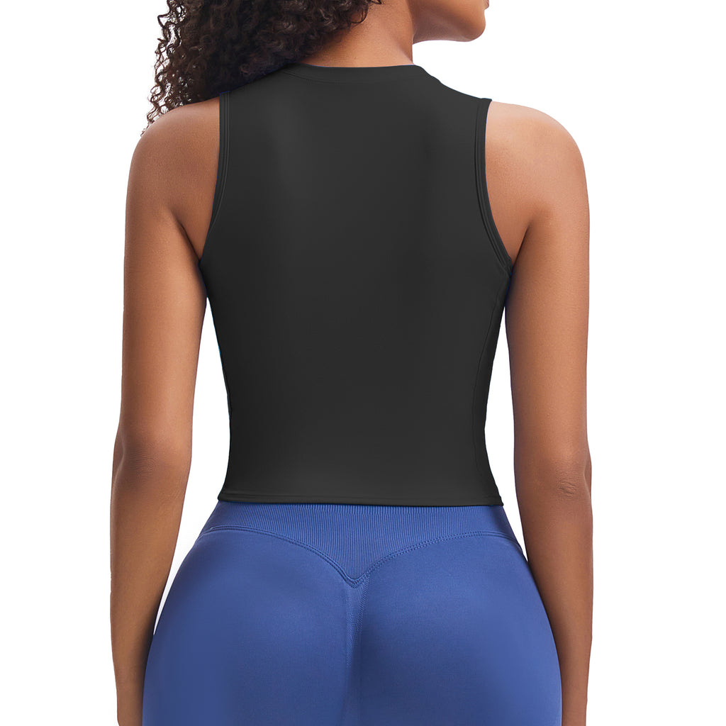Aoxjox "Geo" Sleeveless Tank Top (Built in Shelf)