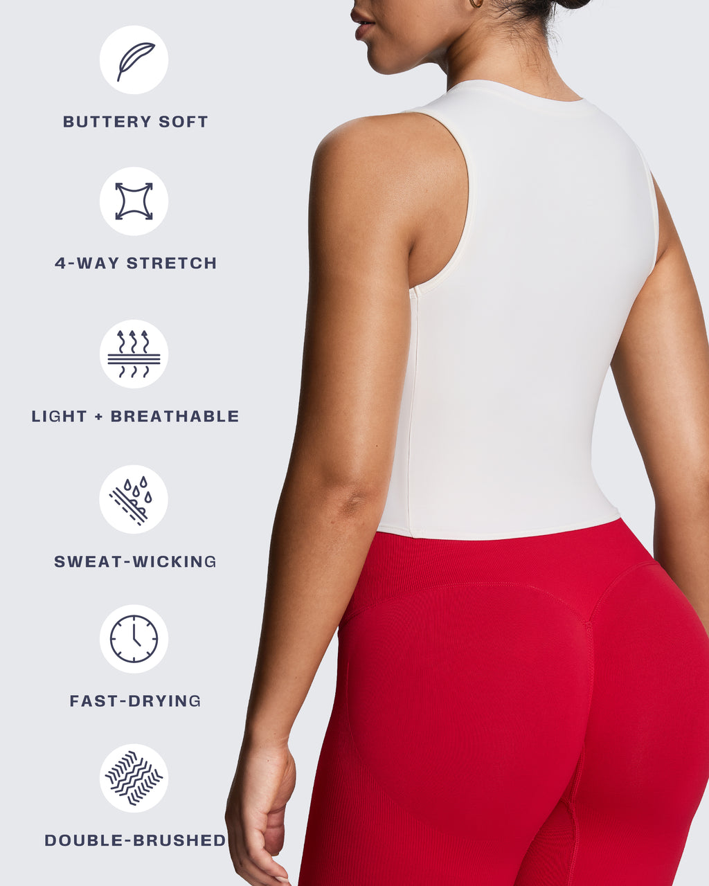 Aoxjox "Geo" Sleeveless Tank Top  (NO BRA SHELF)