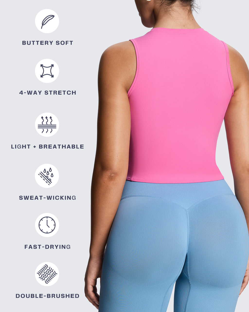 Aoxjox "Geo" Sleeveless Tank Top  (NO BRA SHELF)