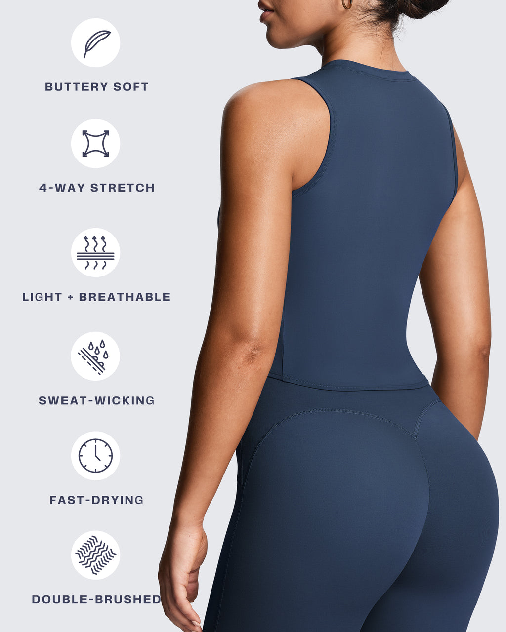 Aoxjox "Geo" Sleeveless Tank Top  (NO BRA SHELF)