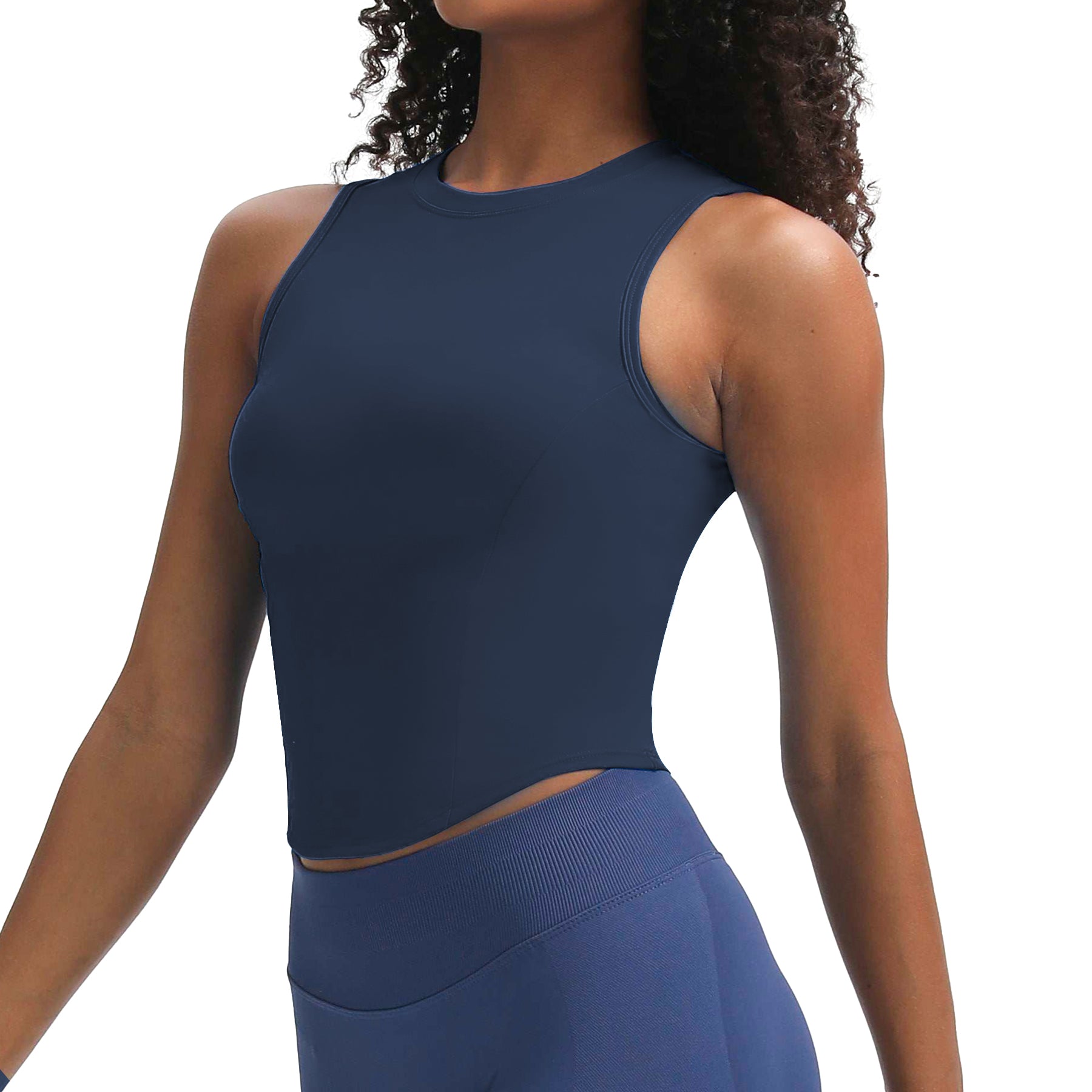 Aoxjox "Geo" Sleeveless Tank Top (Built in Shelf)