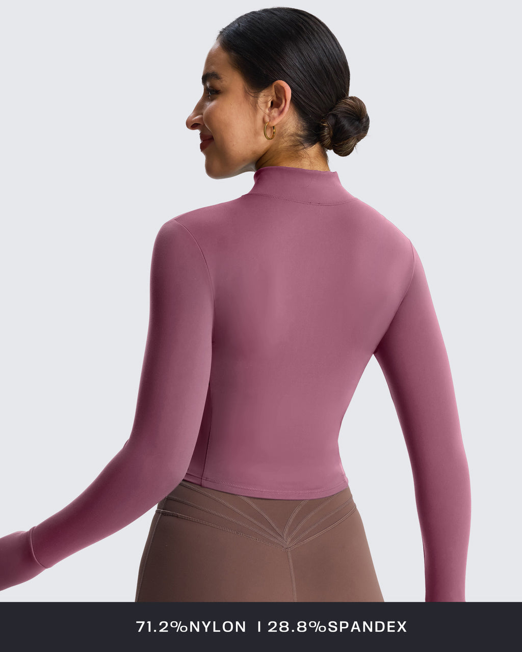 Aoxjox Full Zippered "Geo Zip" Jacket Long Sleeve