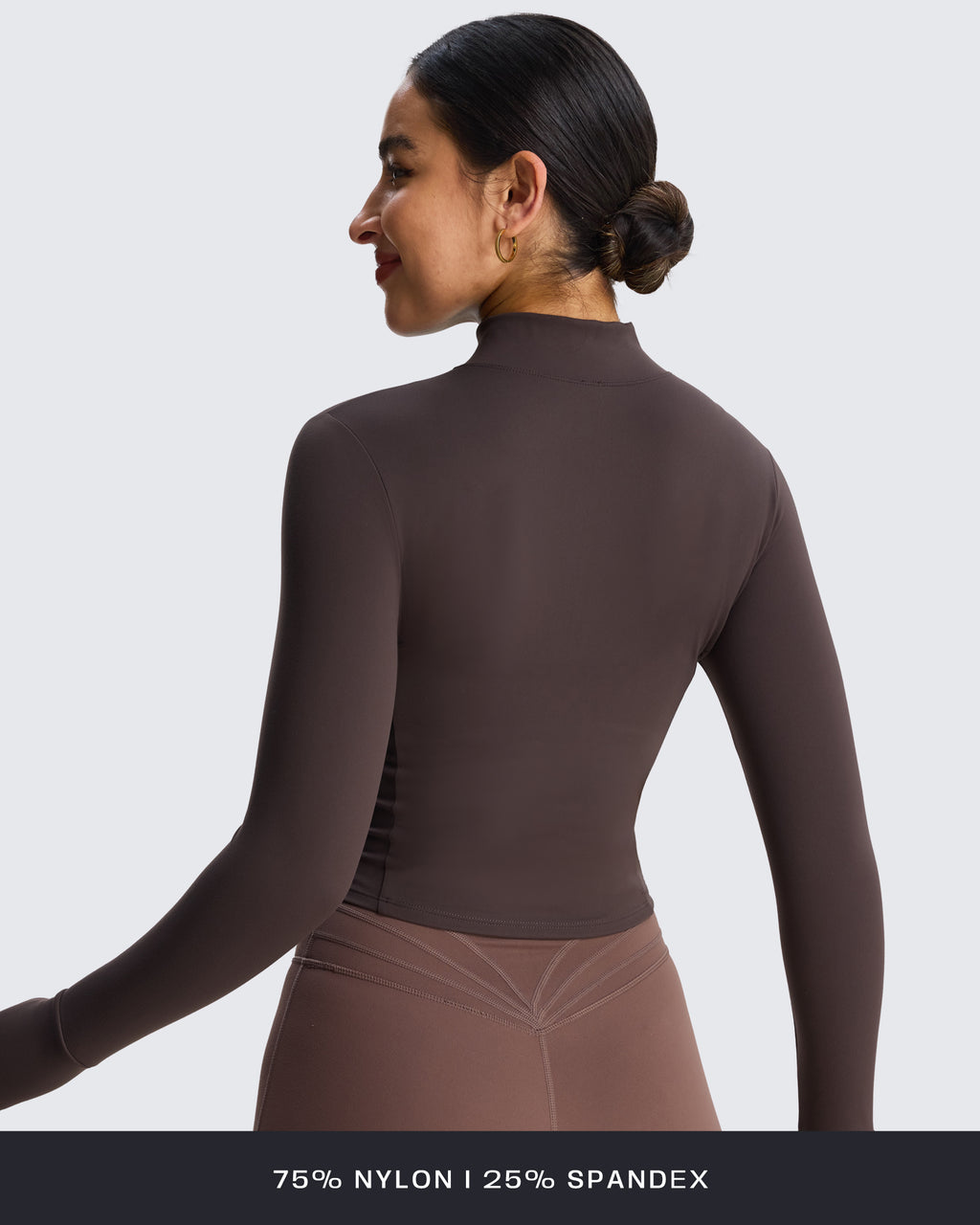 Aoxjox Full Zippered "Geo Zip" Jacket Long Sleeve