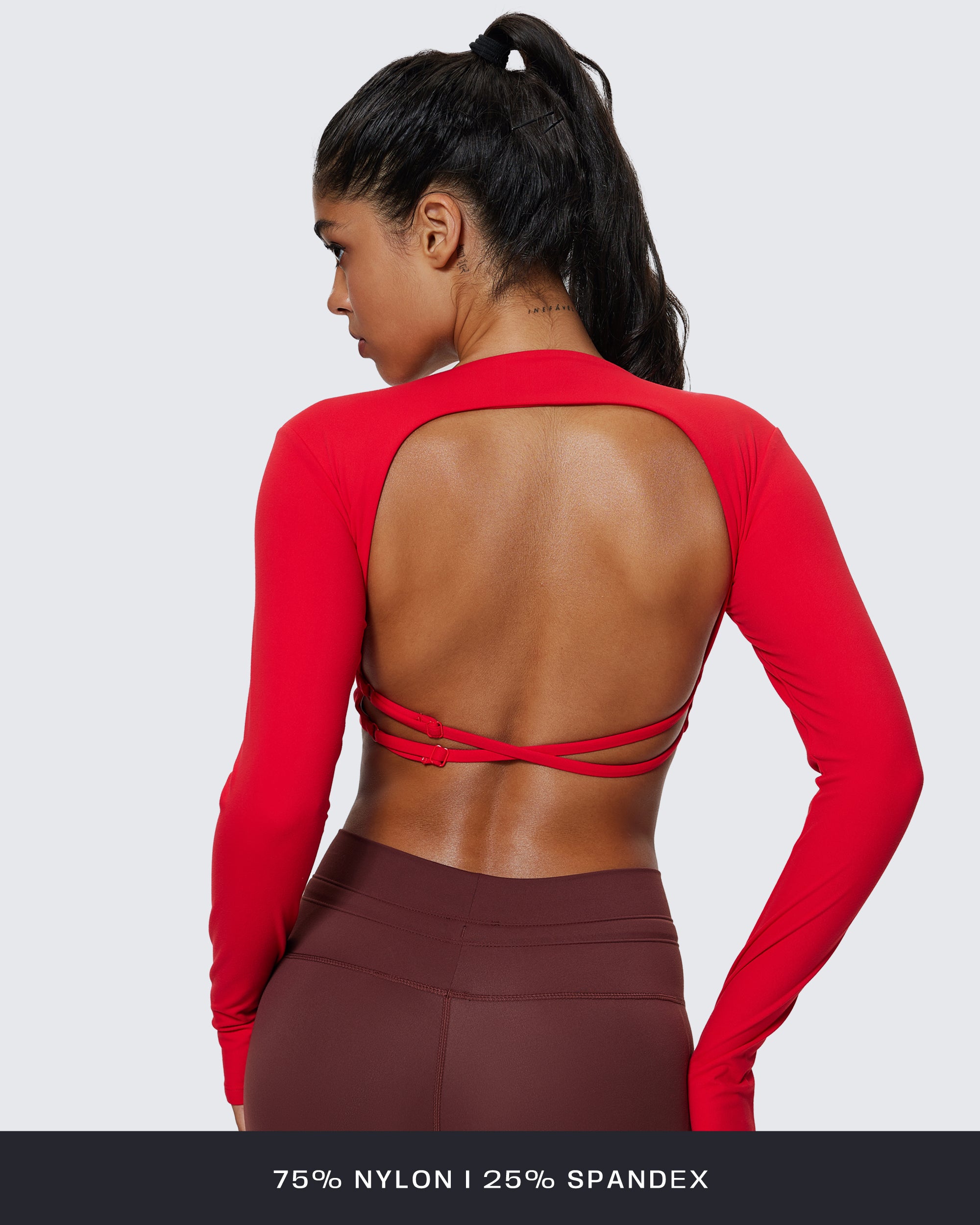 Aoxjox "Sienna" Deep V Long Sleeve