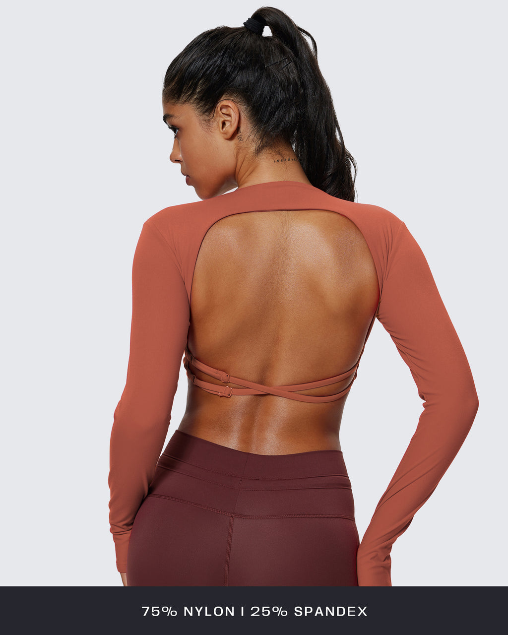 Aoxjox "Sienna" Deep V Long Sleeve