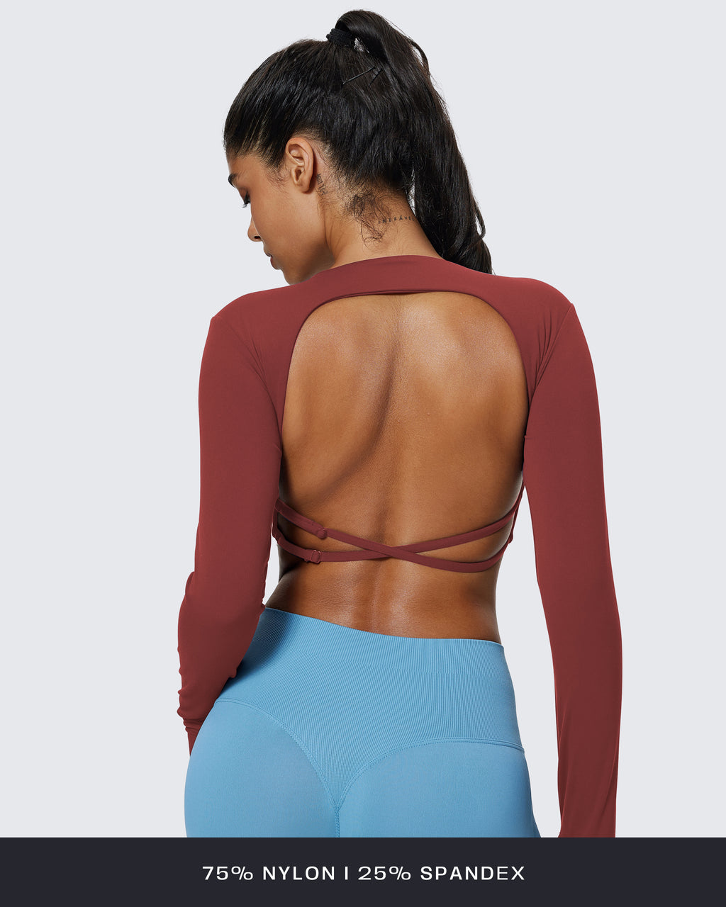 Aoxjox "Sienna" Deep V Long Sleeve