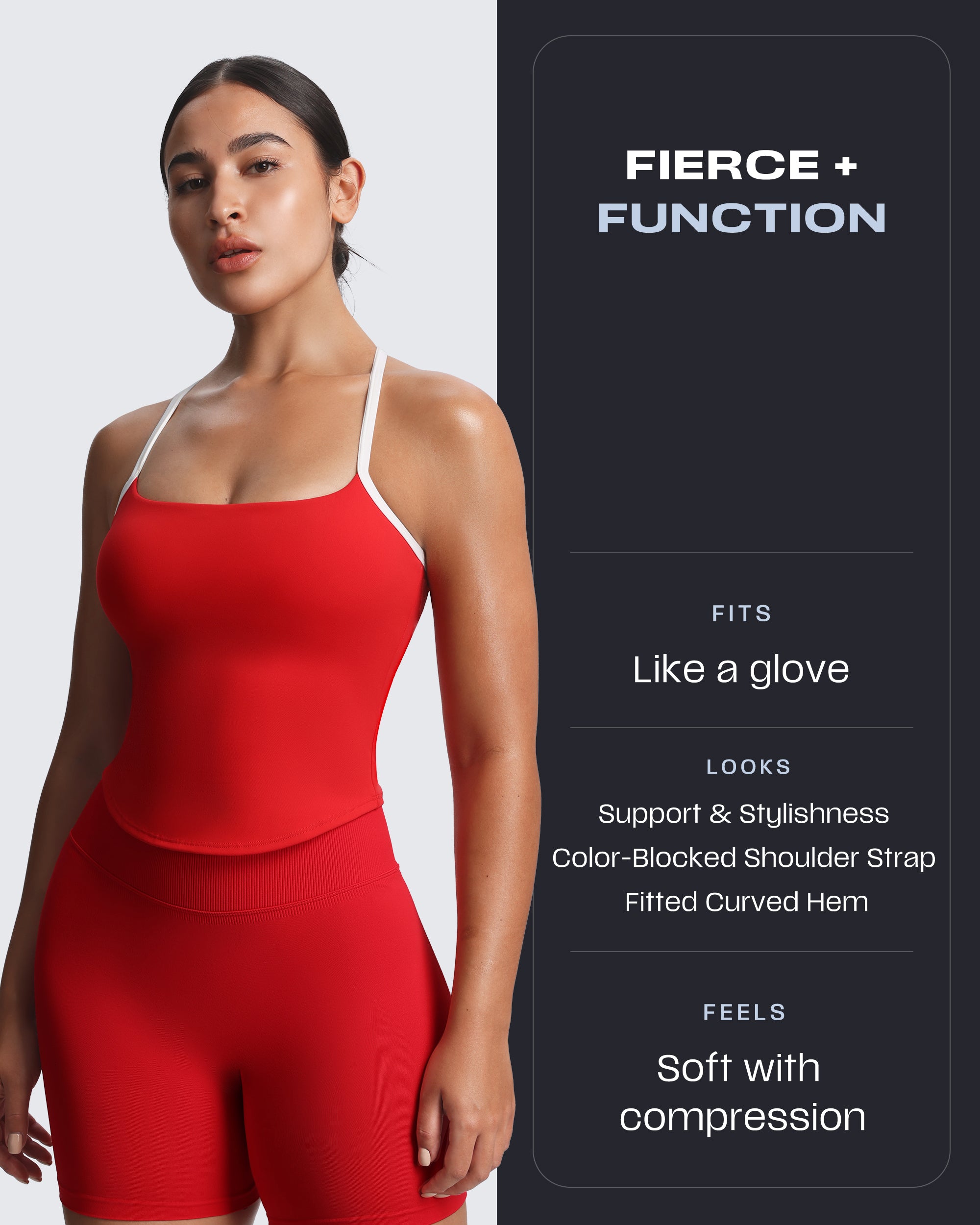 Aoxjox "Lexi" Lined Longline Tank Top