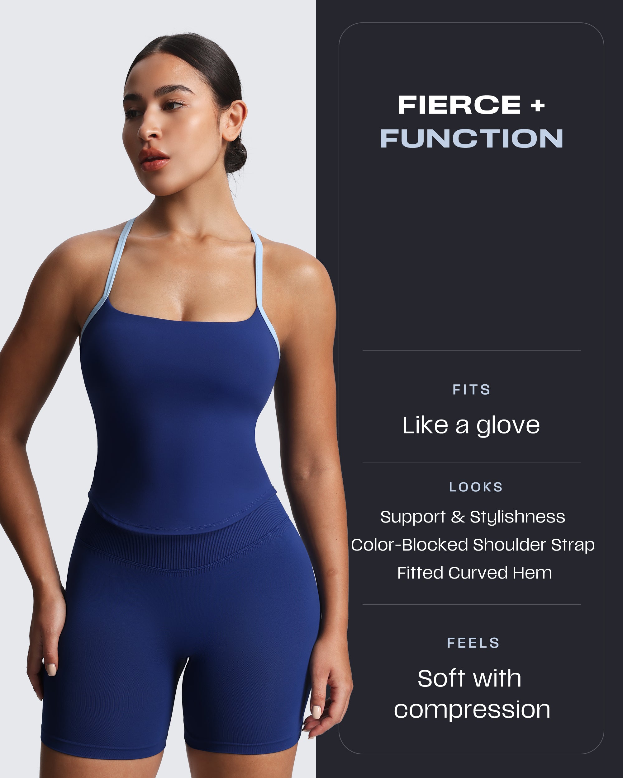Aoxjox "Lexi" Lined Longline Tank Top