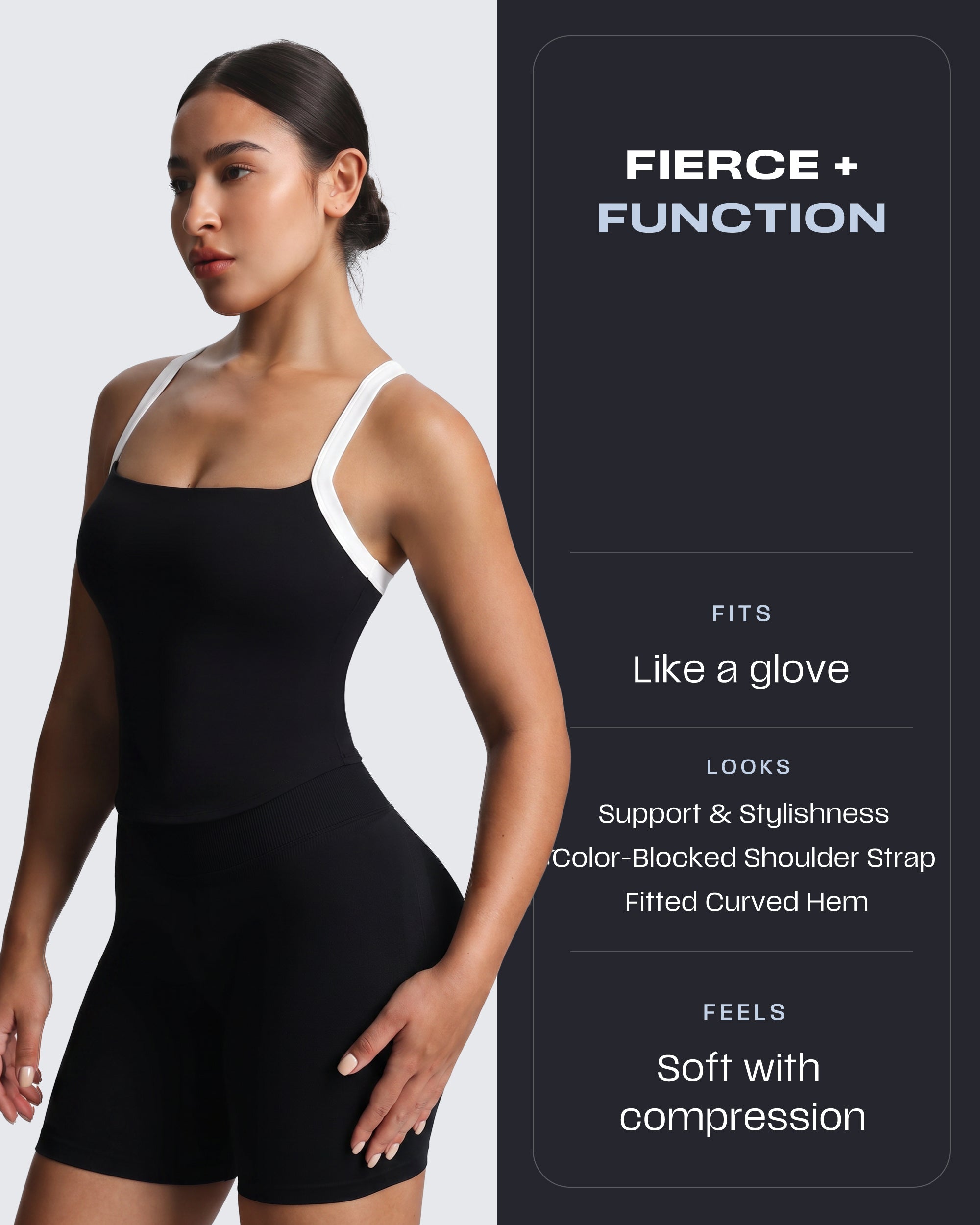 Aoxjox "Lexi" Lined Longline Tank Top