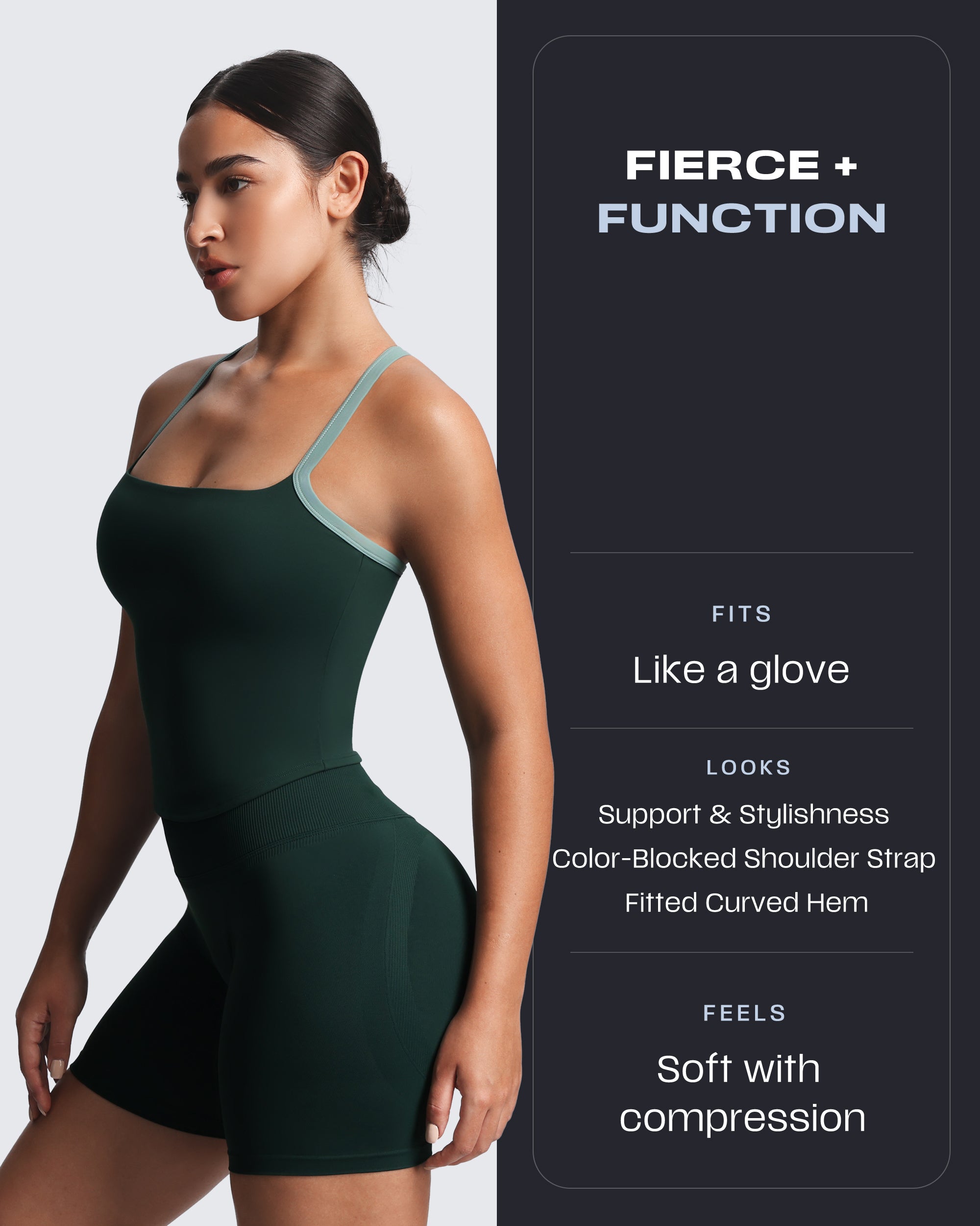 Aoxjox "Lexi" Lined Longline Tank Top