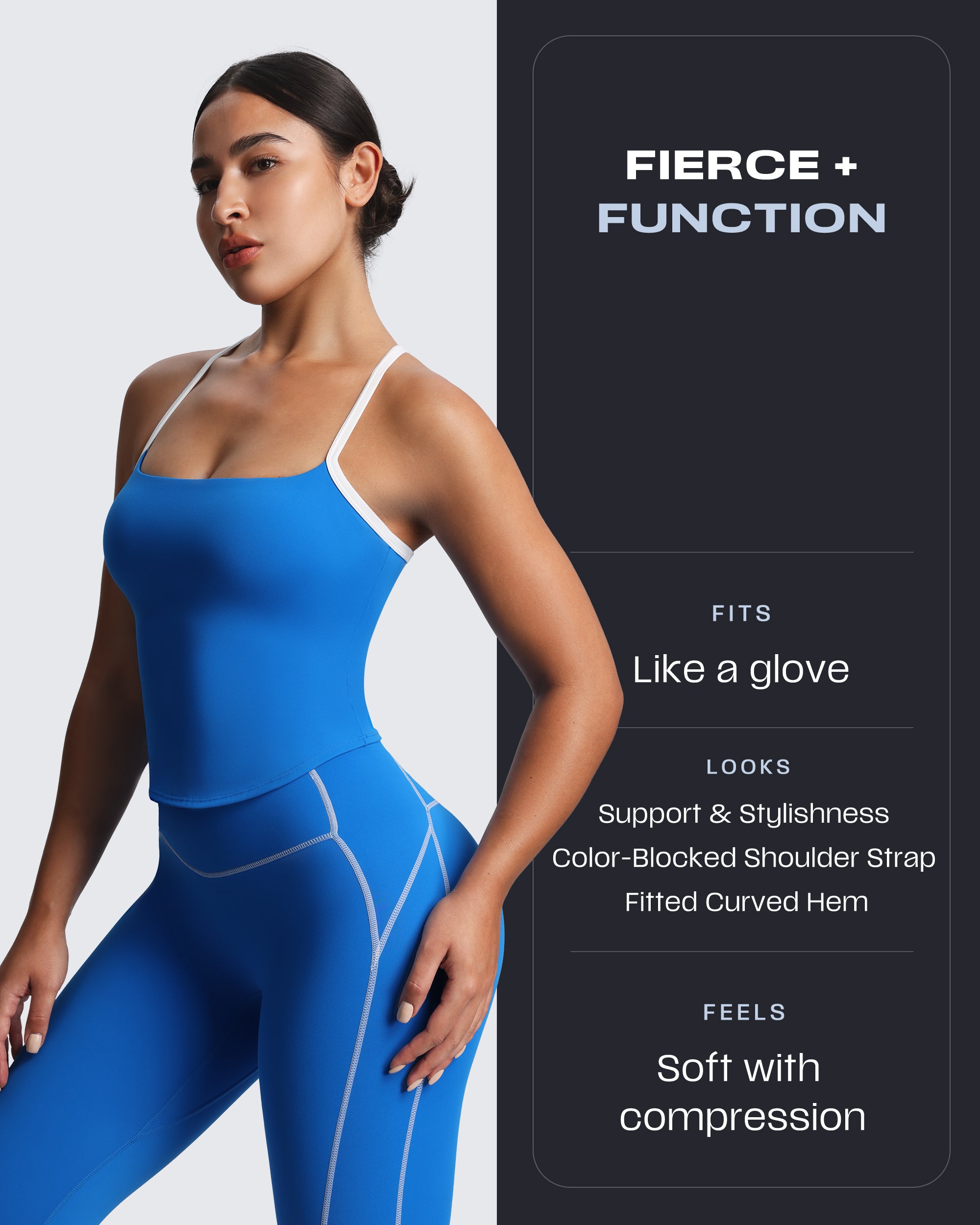 Aoxjox "Lexi" Lined Longline Tank Top