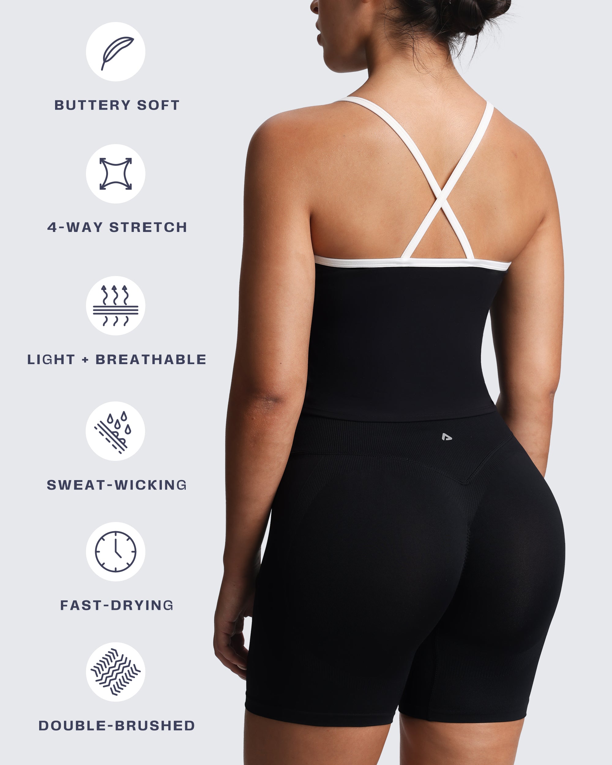 Aoxjox "Lexi" Lined Longline Tank Top