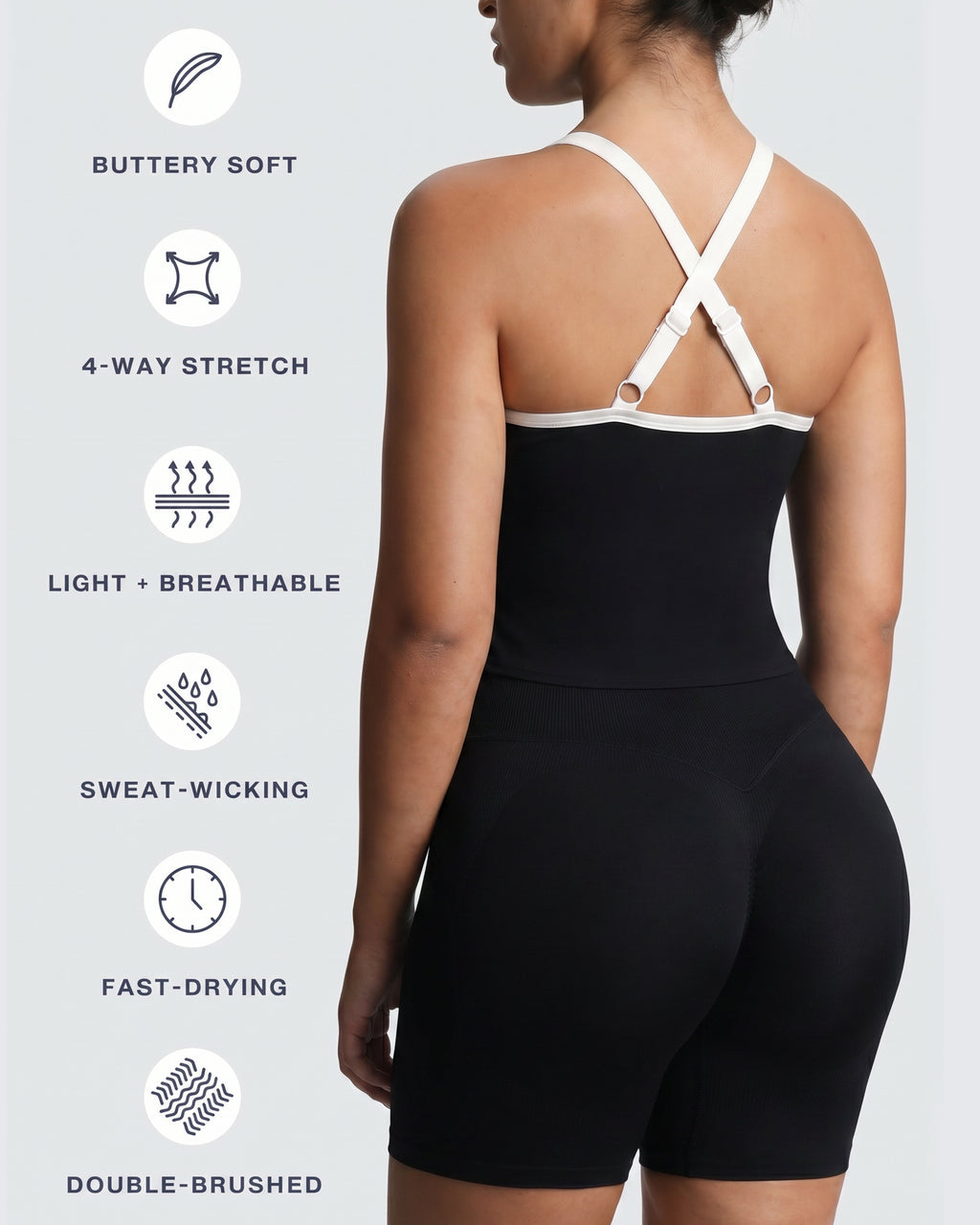 Aoxjox "Lexi" Lined Longline Tank Top