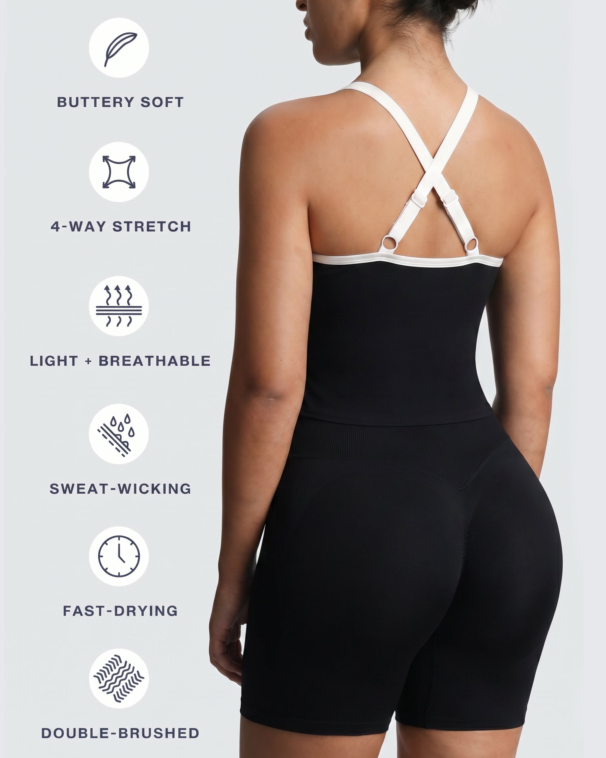 Aoxjox "Lexi" Lined Longline Tank Top
