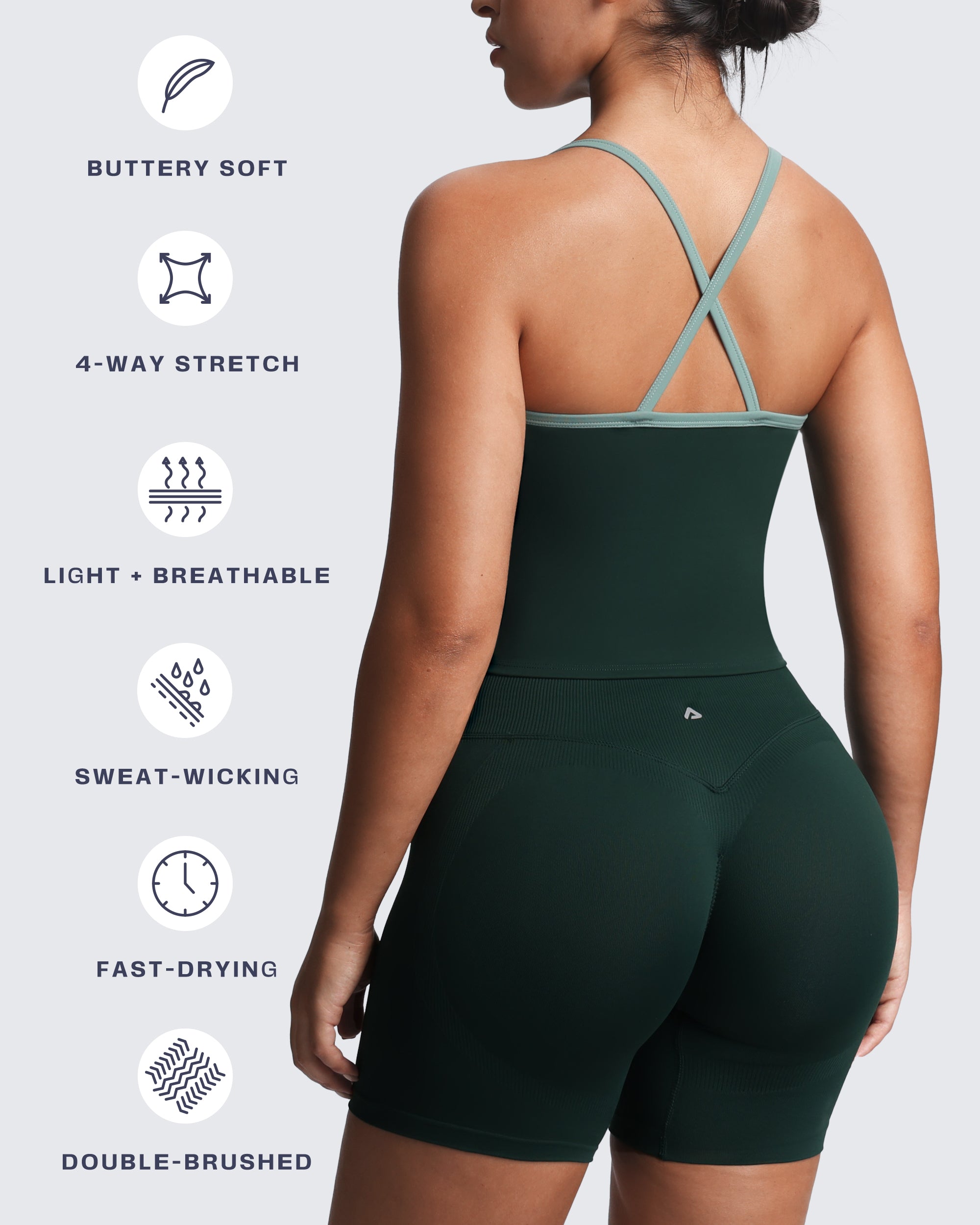 Aoxjox "Lexi" Lined Longline Tank Top